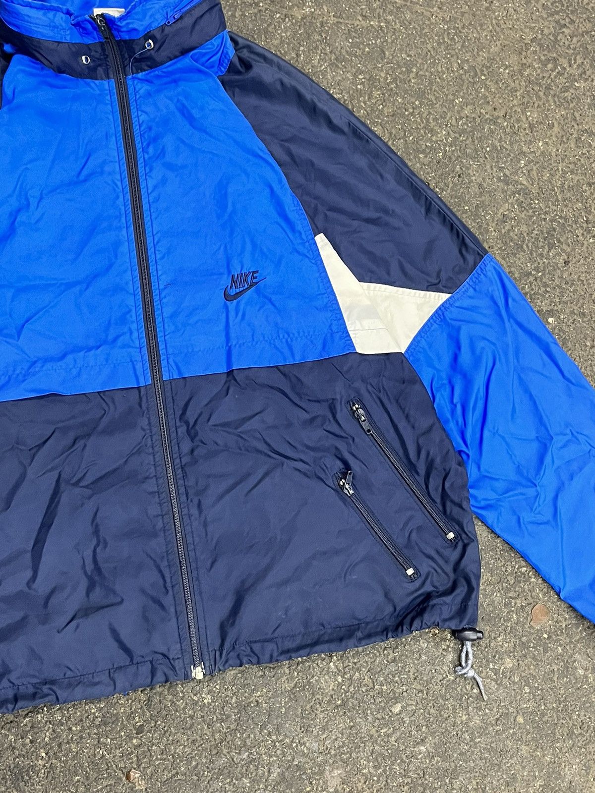 Nike × Vintage Nike windbreaker 90s lightweight jacket drill streetwear Size US L / EU 52-54 / 3 - 3 Thumbnail