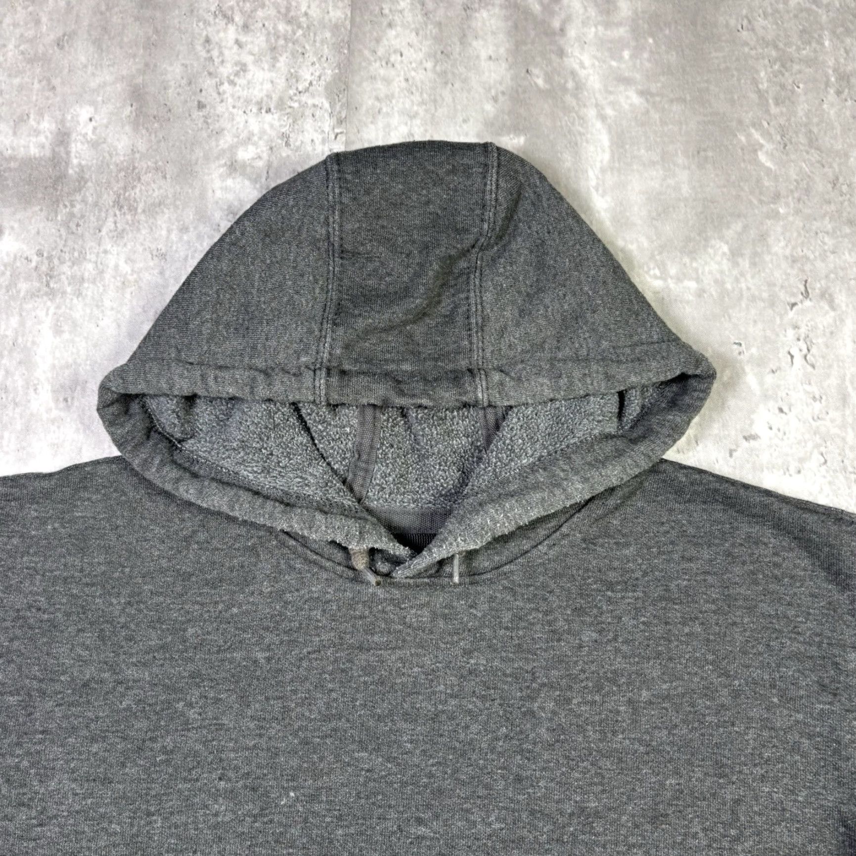 Carhartt Carhartt Mens Hoodie Small Dark Gray Spellout Sleeve Loose Fit Pullover Workwear Size US S / EU 44-46 / 1 - 7 Thumbnail