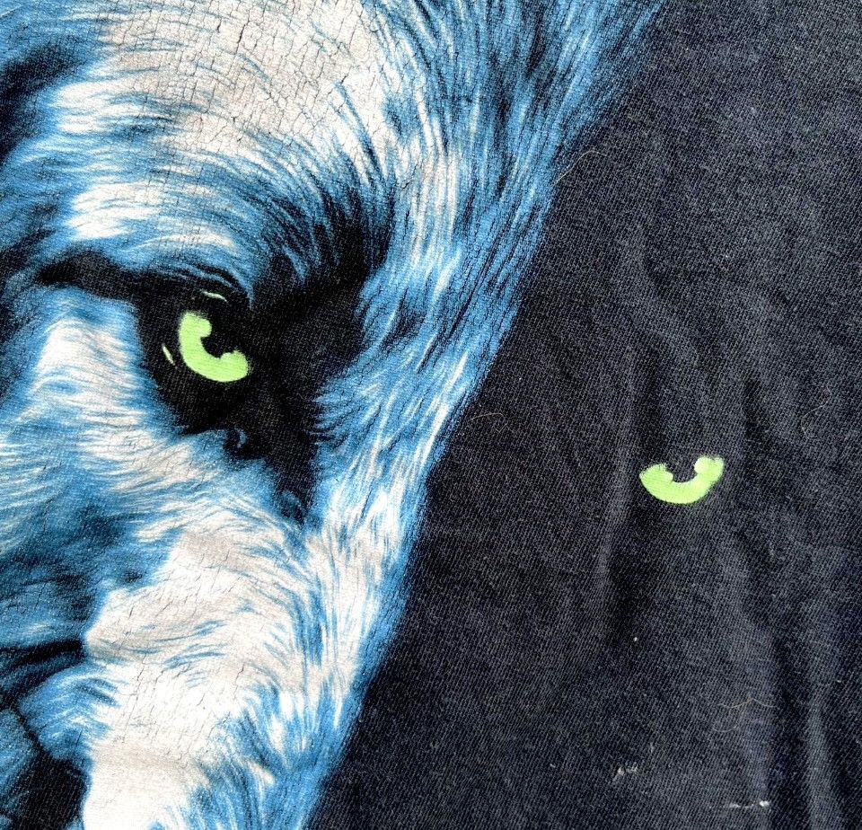 Other Vintage Wolf Graphic Tee Faded Black Size US M / EU 48-50 / 2 - 4 Thumbnail