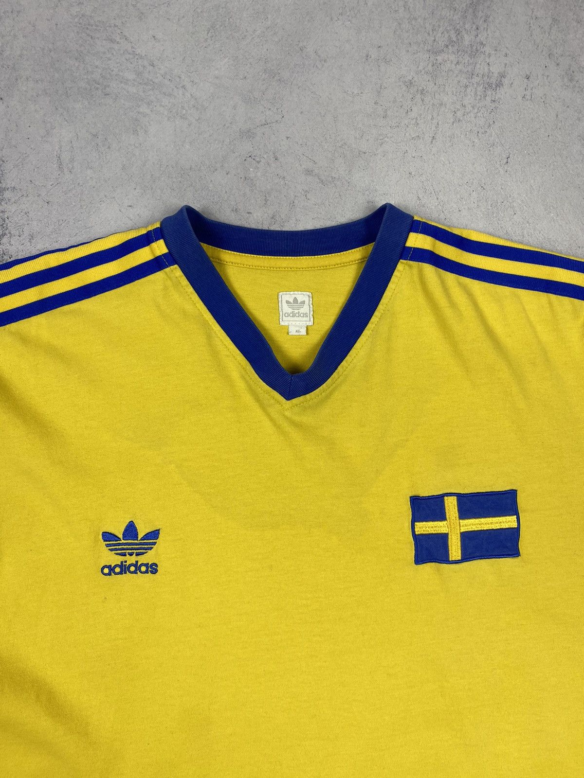 Adidas × Vintage Vintage Adidas Sweden 1974 / 2006 FIFA World Cup Jersey tee Size US XL / EU 56 / 4 - 5 Thumbnail