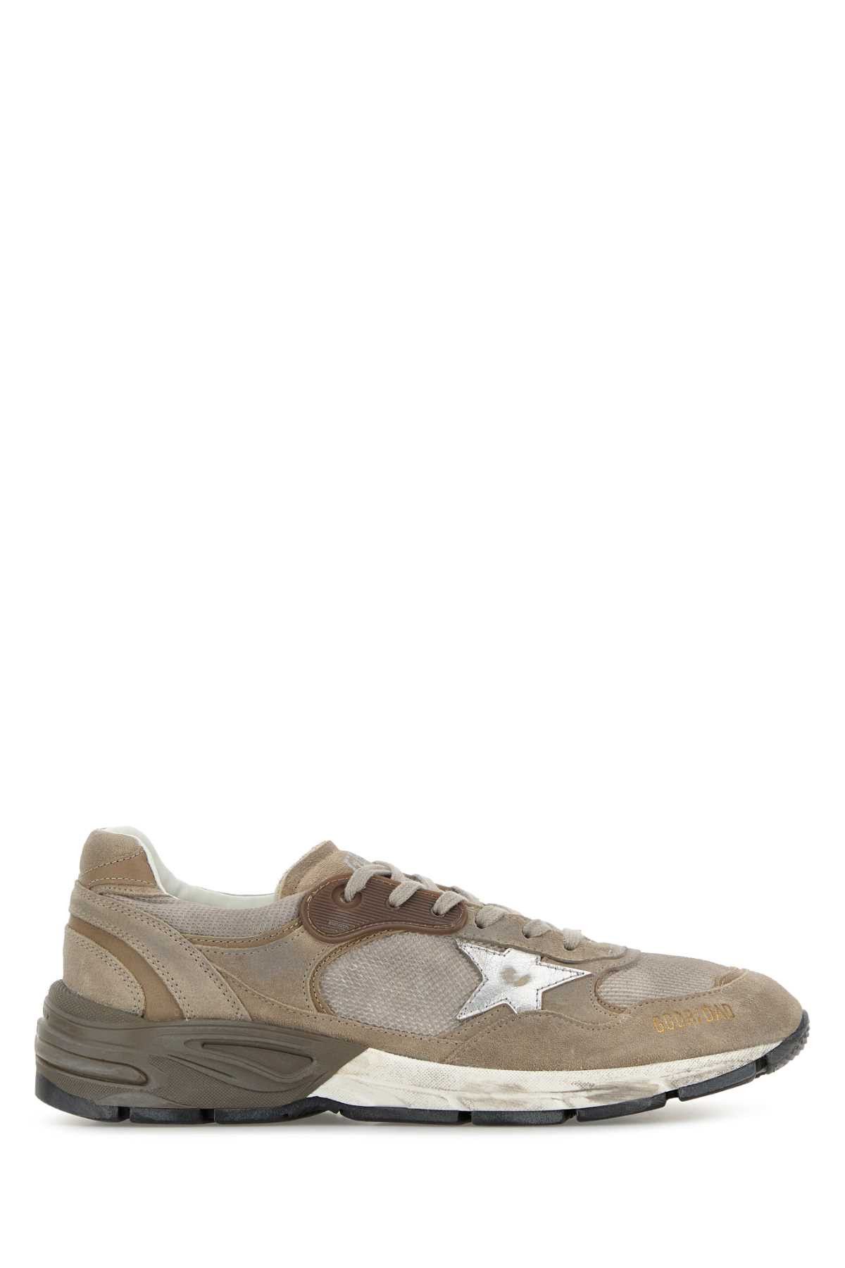 Golden Goose Dove Grey Mesh And Suede Dad New Sneakers Size US 11 / EU 44 - 1 Thumbnail