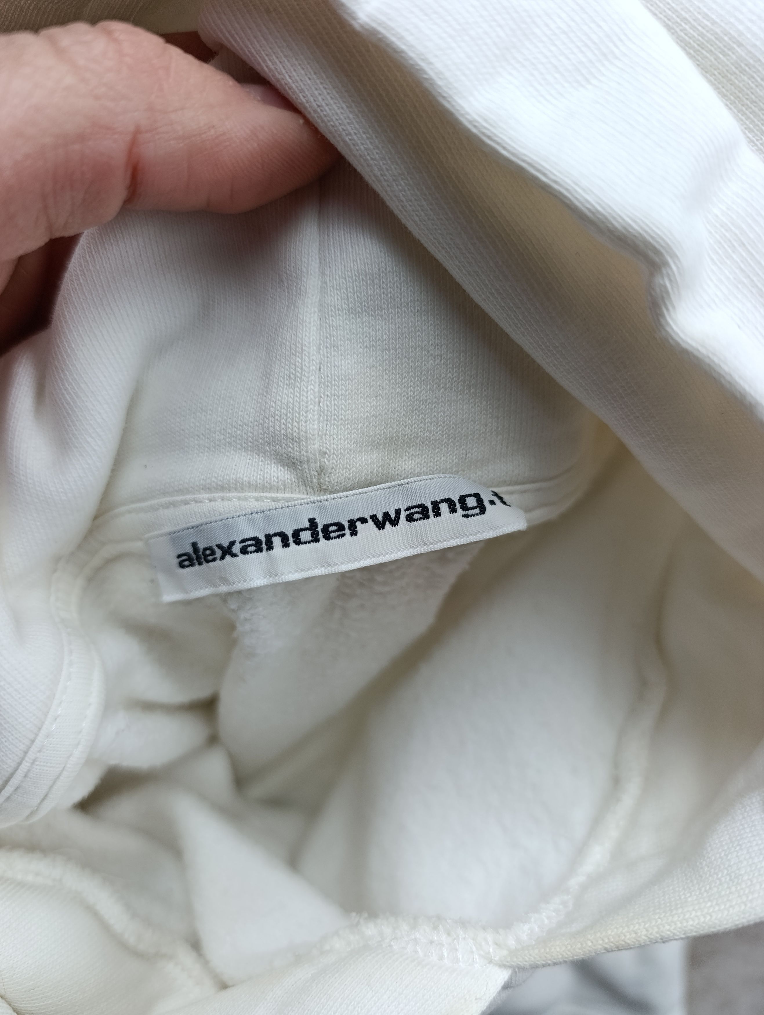 Alexander Wang Alexander Wang Womens Cropped Hoodie Size XS / US 0-2 / IT 36-38 - 3 Thumbnail