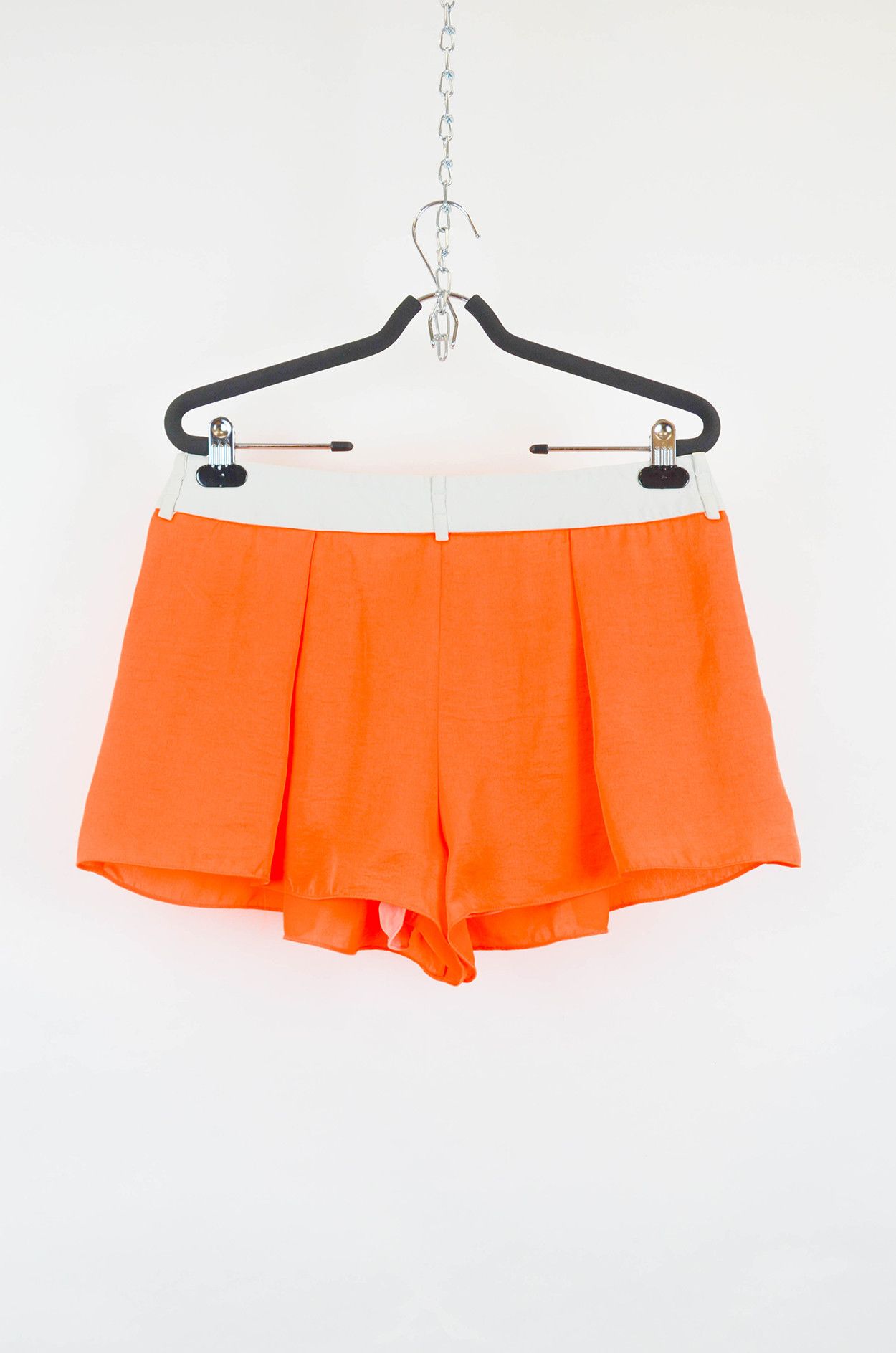 Helmut Lang HELMUT LANG Silk Orange Shorts Size 28" / US 6 / IT 42 - 3 Thumbnail