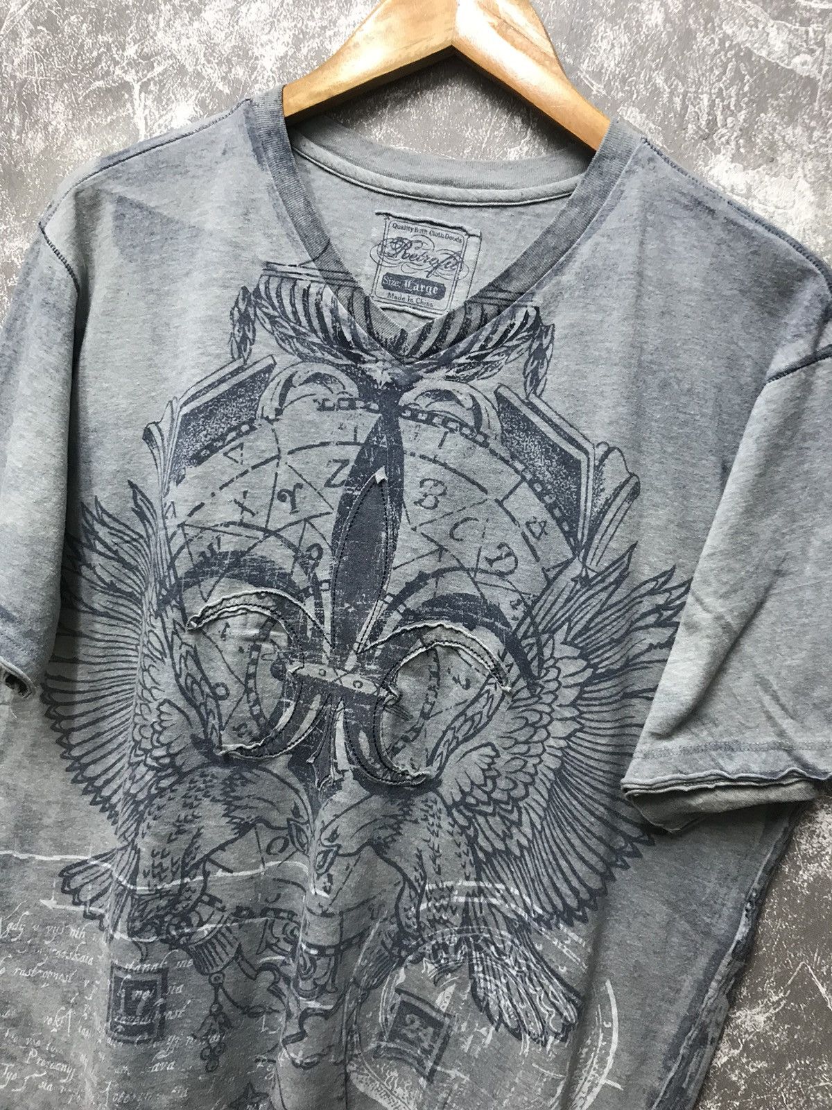Affliction × Ed Hardy × Southpole Affliction Southpole Garuda Eagles Y2K Graphic Tee Size US L / EU 52-54 / 3 - 6 Thumbnail