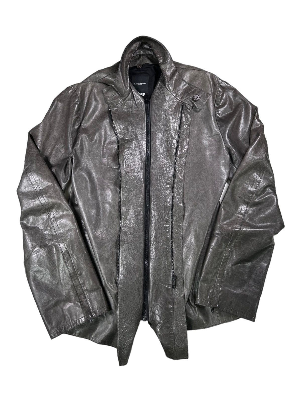 Costume National Leather Jacket | Grailed