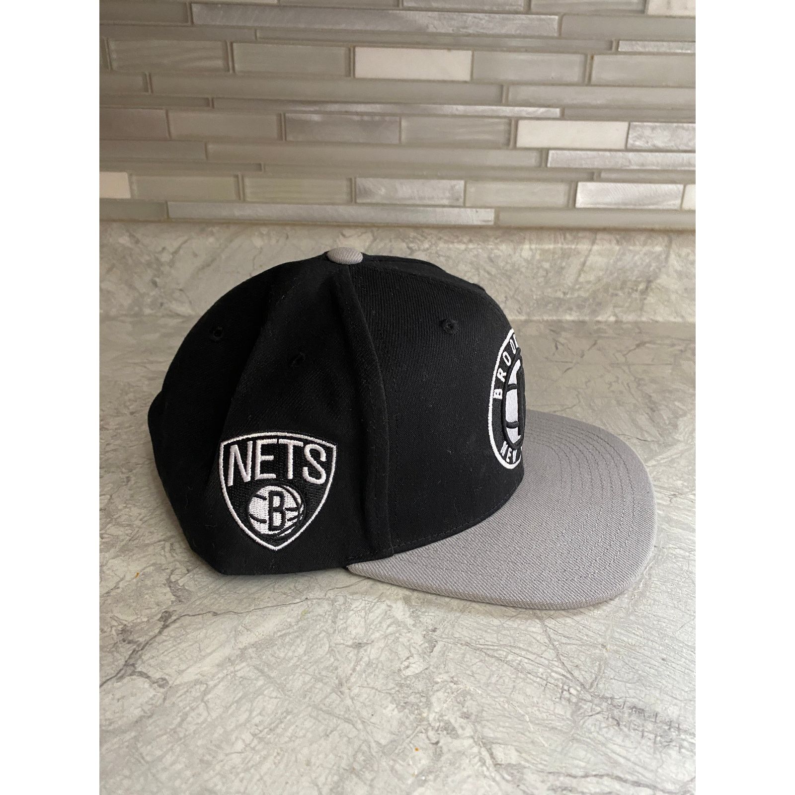 Mitchell & Ness NWOT Brooklyn Nets Mitchell & Ness Snapback Hat Size ONE SIZE - 4 Thumbnail