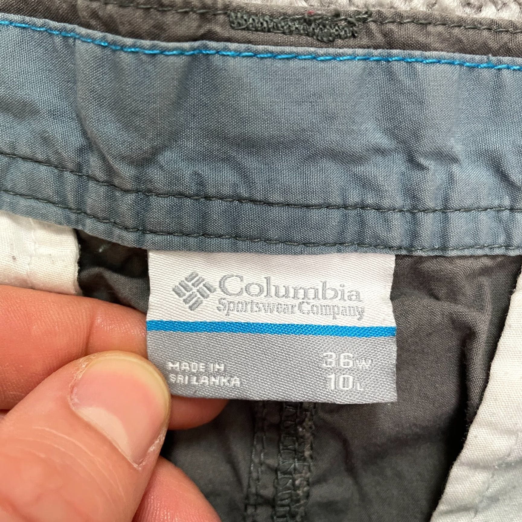Vintage Columbia Chino Shorts Mens 36W 10L Green Cotton Outdoor Fishing Casual 36x9 ROC Size US 36 / EU 52 - 5 Thumbnail