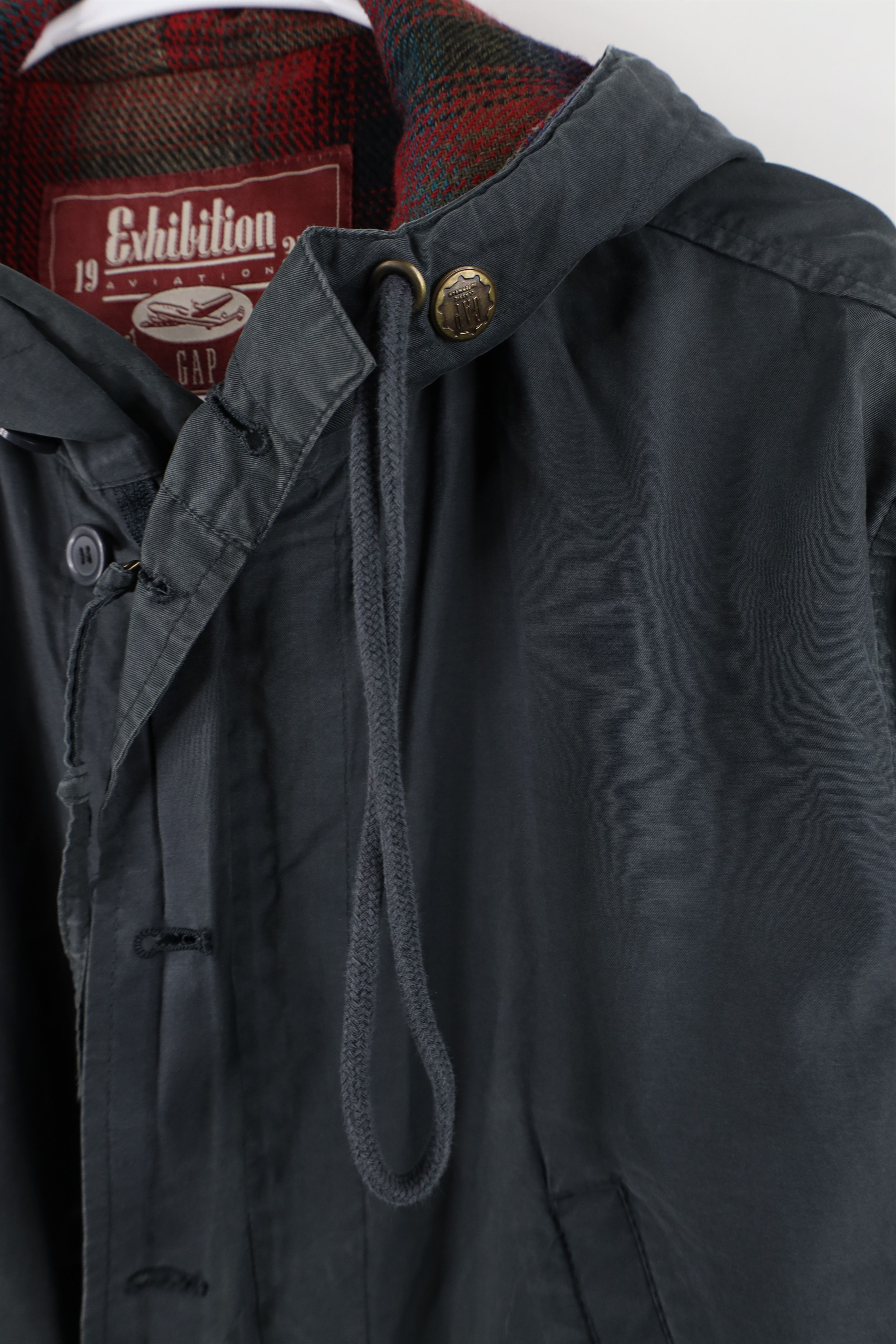 Gap × Vintage Vintage 90s Gap Lined Hooded Military Field Parka Jacket Size US XS / EU 42 / 0 - 12 Thumbnail