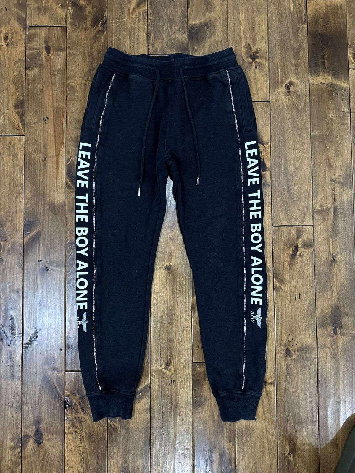 Boy London Vintage Y2K Boy London Zipper Jogger Sweatpants Size US 31 - 1 Thumbnail