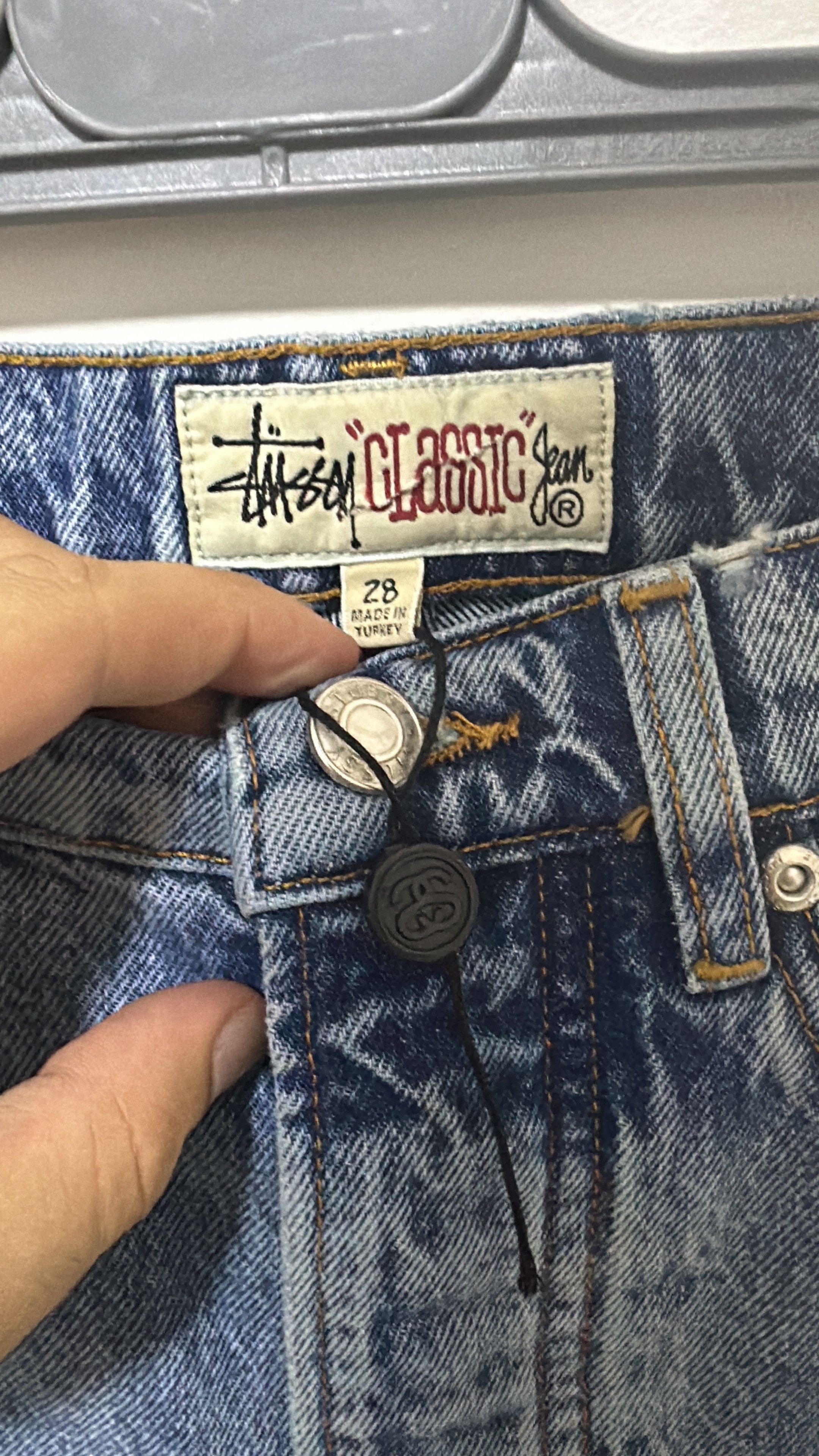 Stussy Stussy Classic Jean Washed Blue Size 28 Size US 28 / EU 44 - 4 Thumbnail