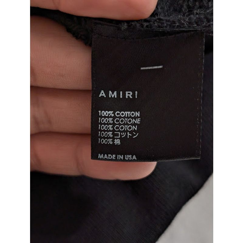 Amiri o1rshd1 Amiri 22 Crewneck Sweatshirt in Black Size US M / EU 48-50 / 2 - 15 Thumbnail