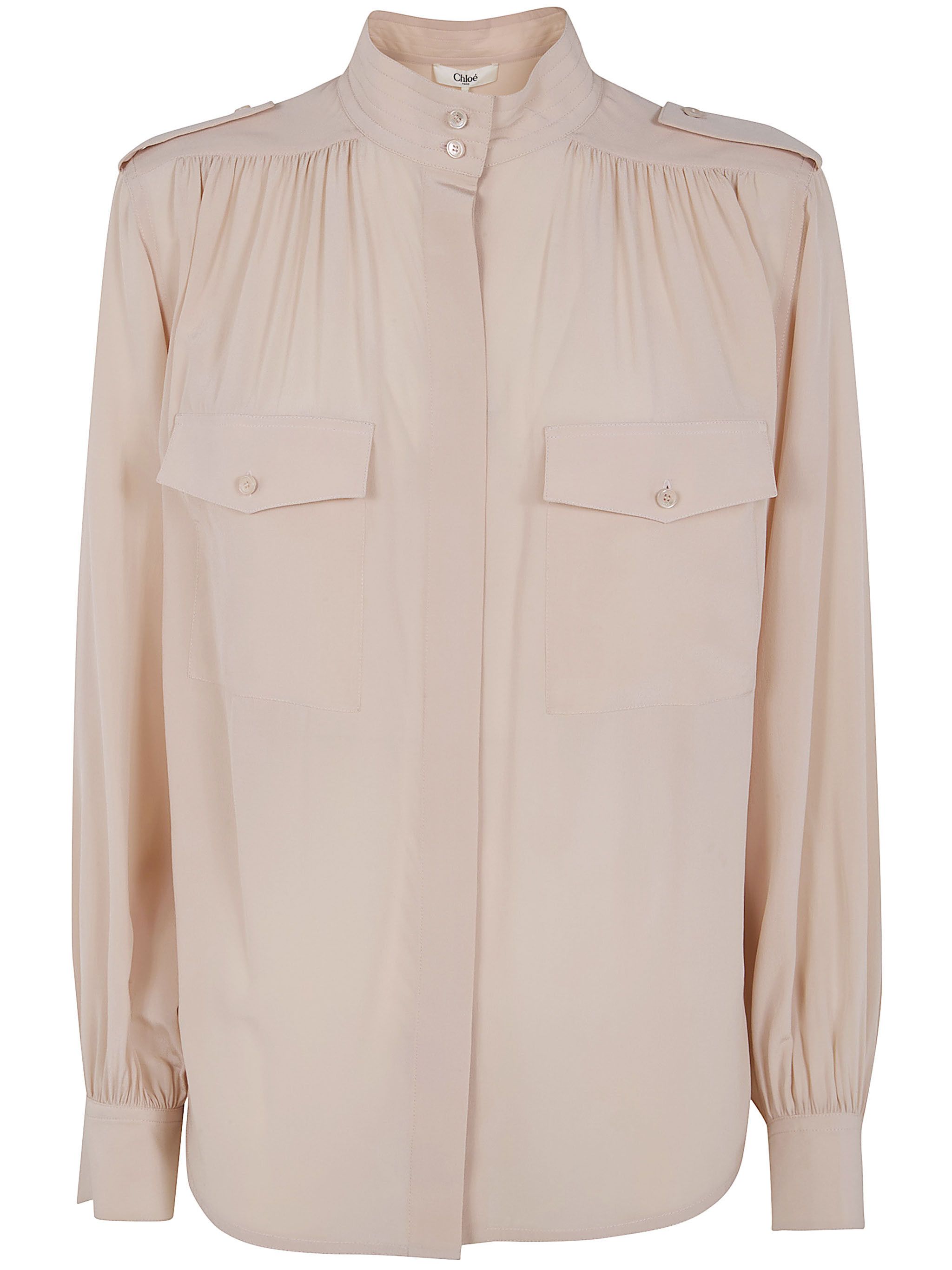 Chloe POKETS CLASSIC TURTLE NECK SHIRT Size M / US 6-8 / IT 42-44 - 1 Thumbnail