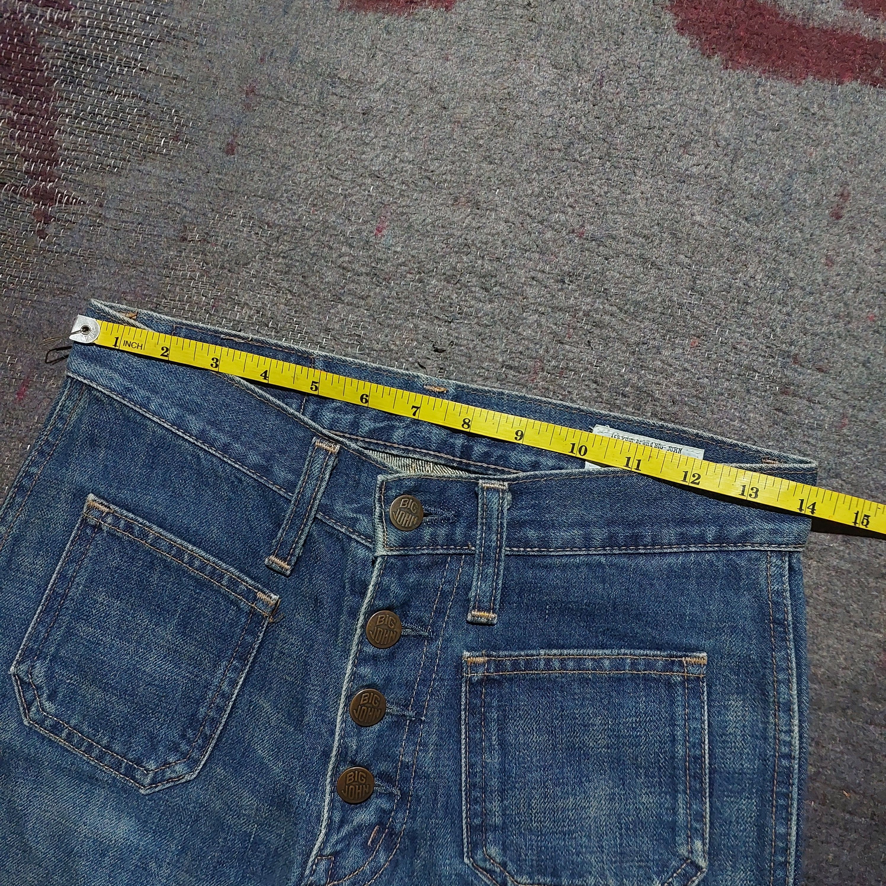 Big John Big John japan front pocket flared denim Size US 27 - 12 Thumbnail