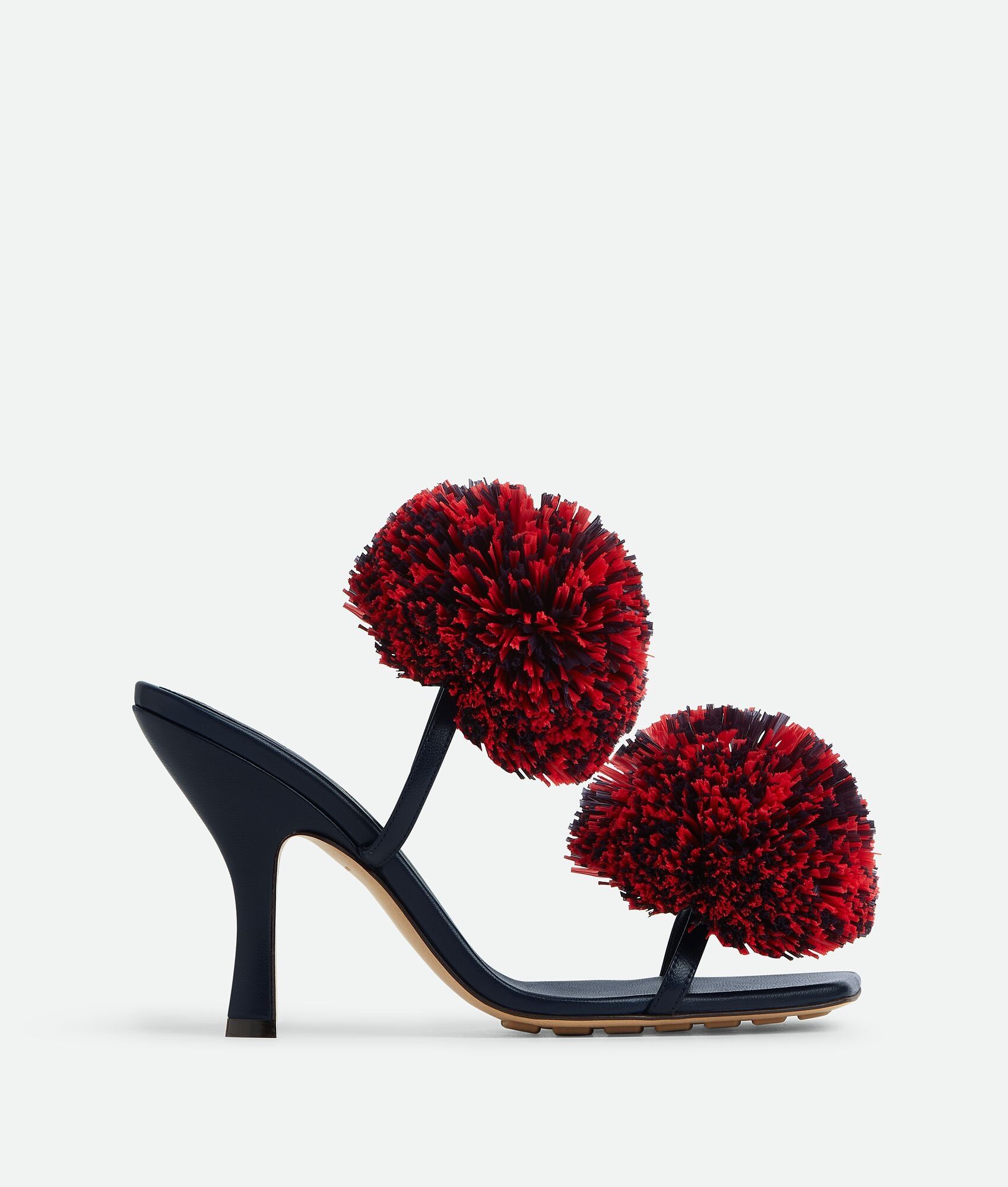 Bottega Veneta o1bcso1str0725 Adam Mules in Dark Navy/Vernis Size US 6 / IT 36 - 1 Thumbnail