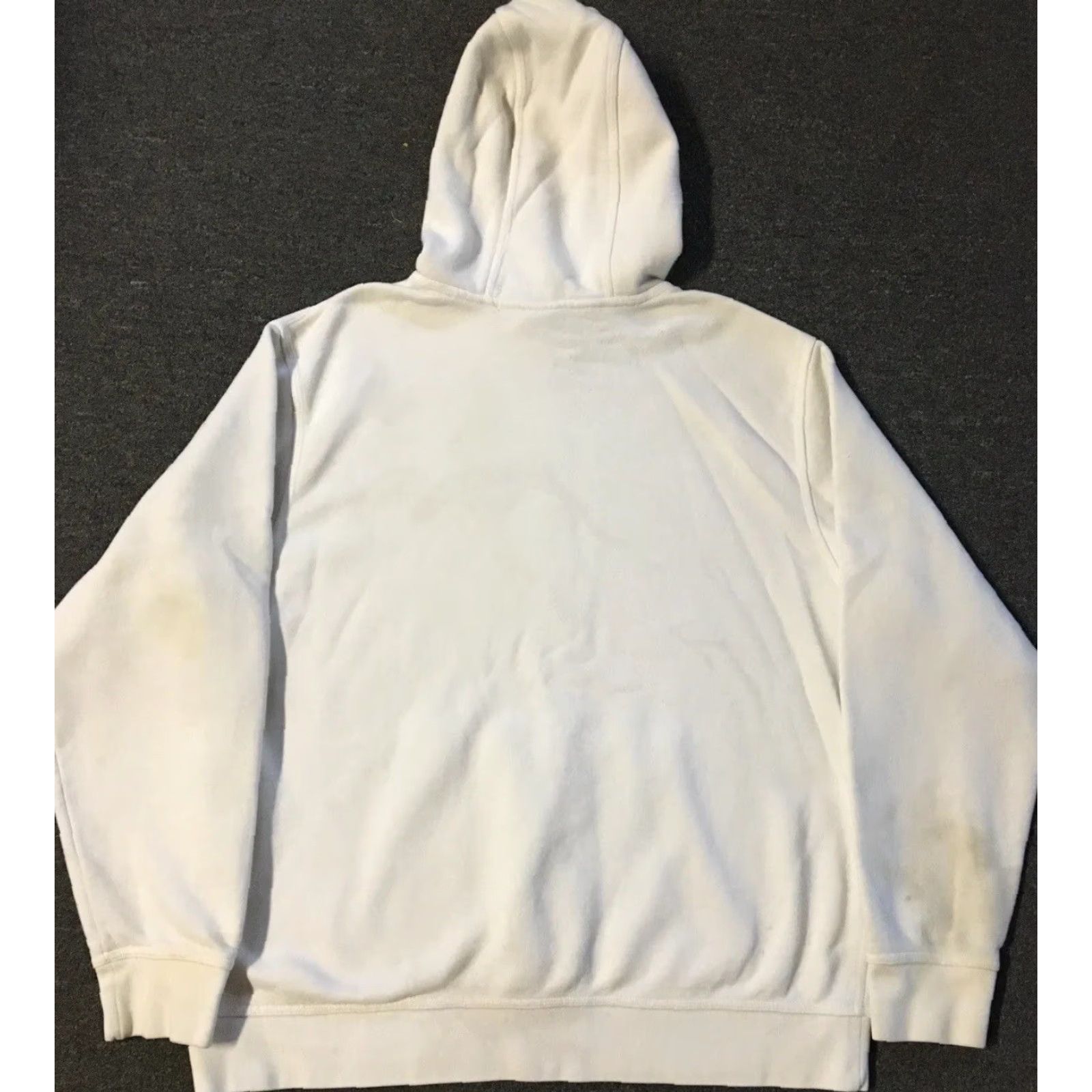 Nike VINTAGE Nike Center Swoosh Faded Distressed Hoodie XL Men White 90s Grunge Skate Travis Scott Sportswear Pullover Hoodie Size US XL / EU 56 / 4 - 2 Thumbnail