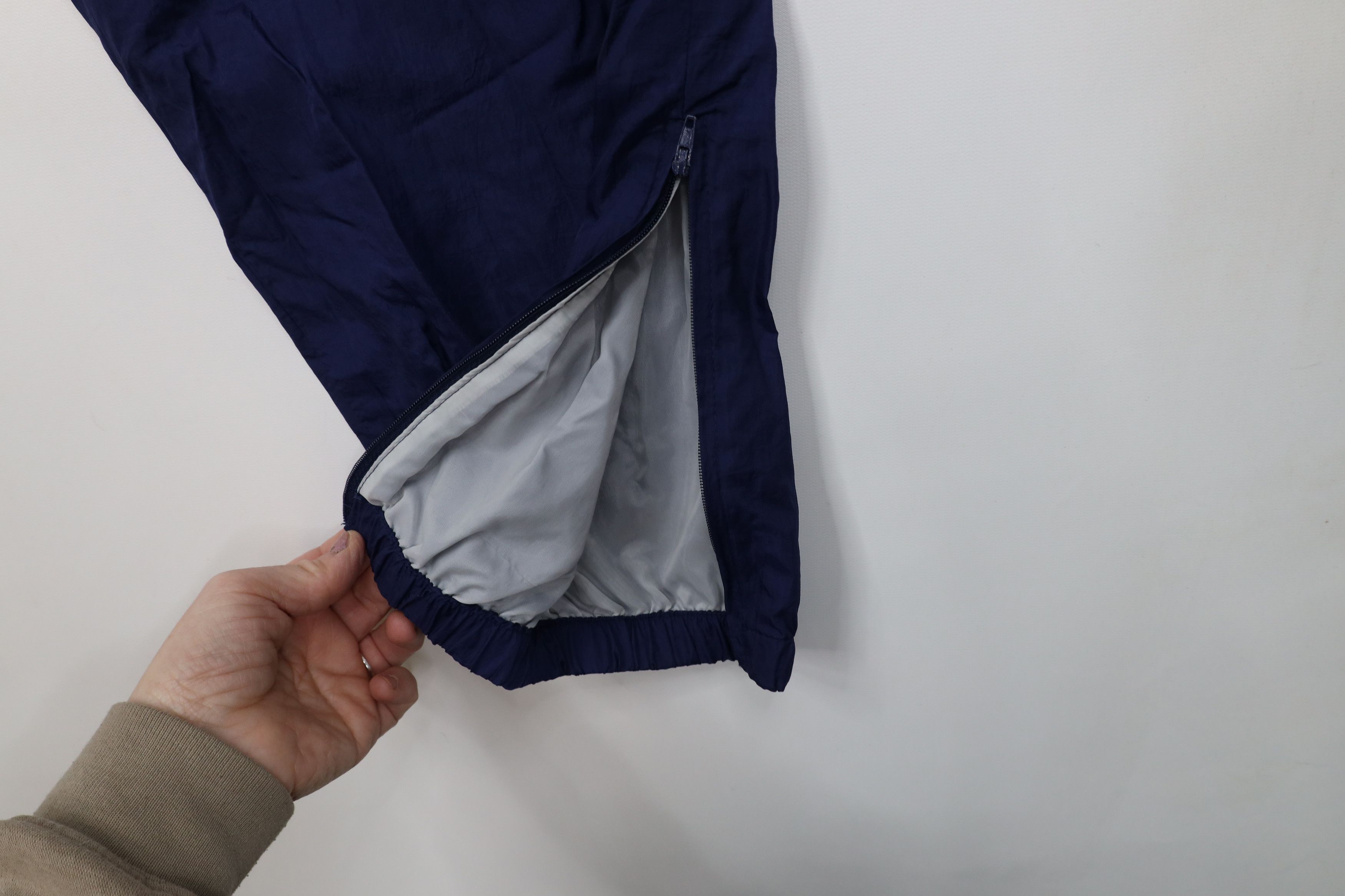 Vintage Vintage 90s Streetwear Lined Windbreaker Joggers Pants Blue Size US 36 / EU 52 - 5 Thumbnail