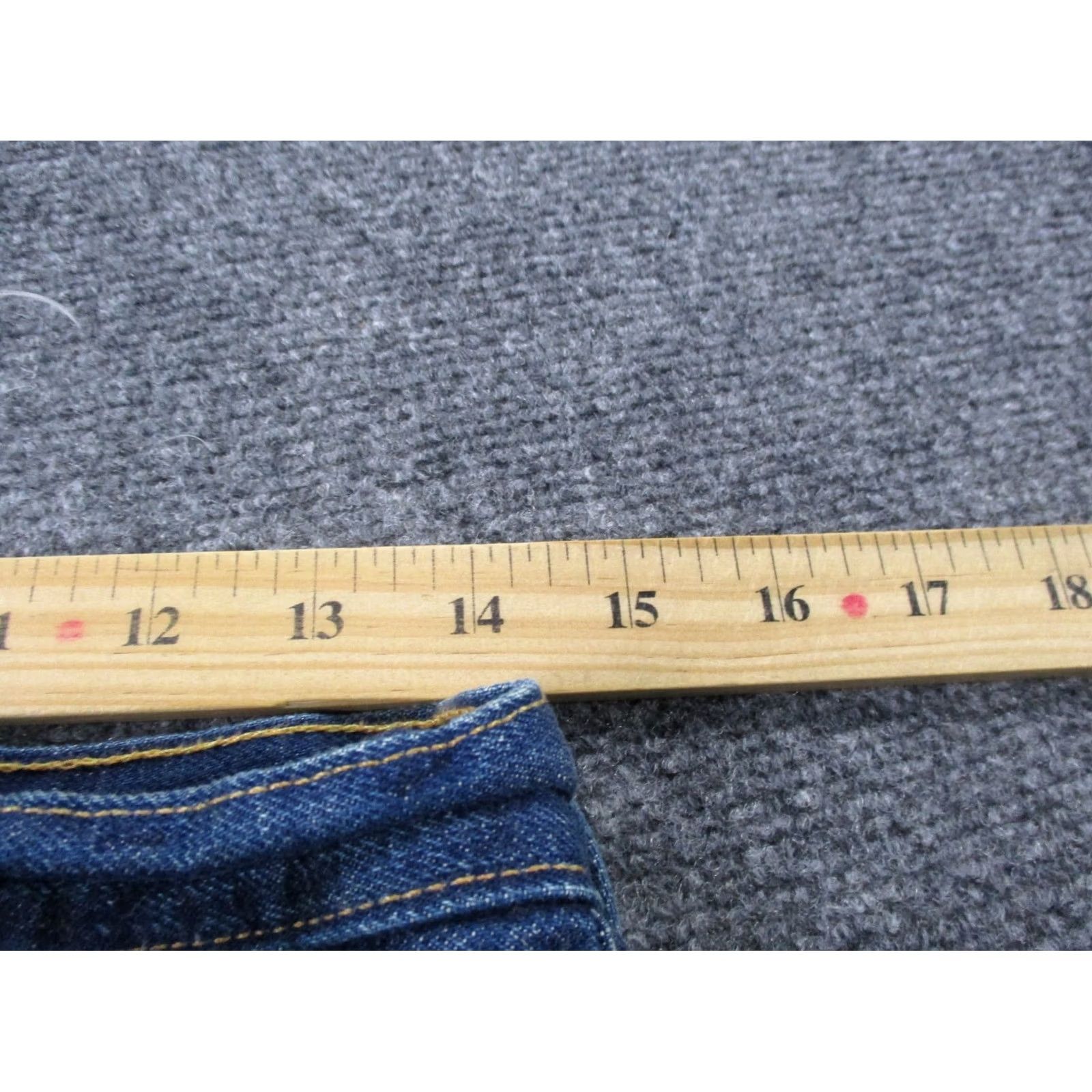 Vintage RRL Ralph Lauren Jeans Men 28 X 32 Denim Selvedge Slim Straight Blue Regular Jeans Mens 28 Size US 28 / EU 44 - 6 Thumbnail