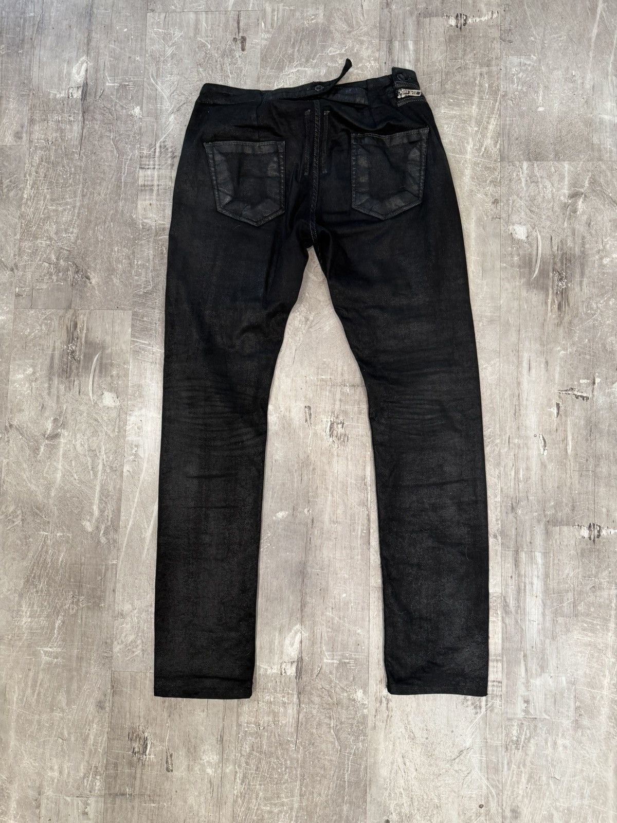 Rick Owens Olmar & Mirta Black Scrub Wax Aircut Size US 32 / EU 48 - 5 Thumbnail