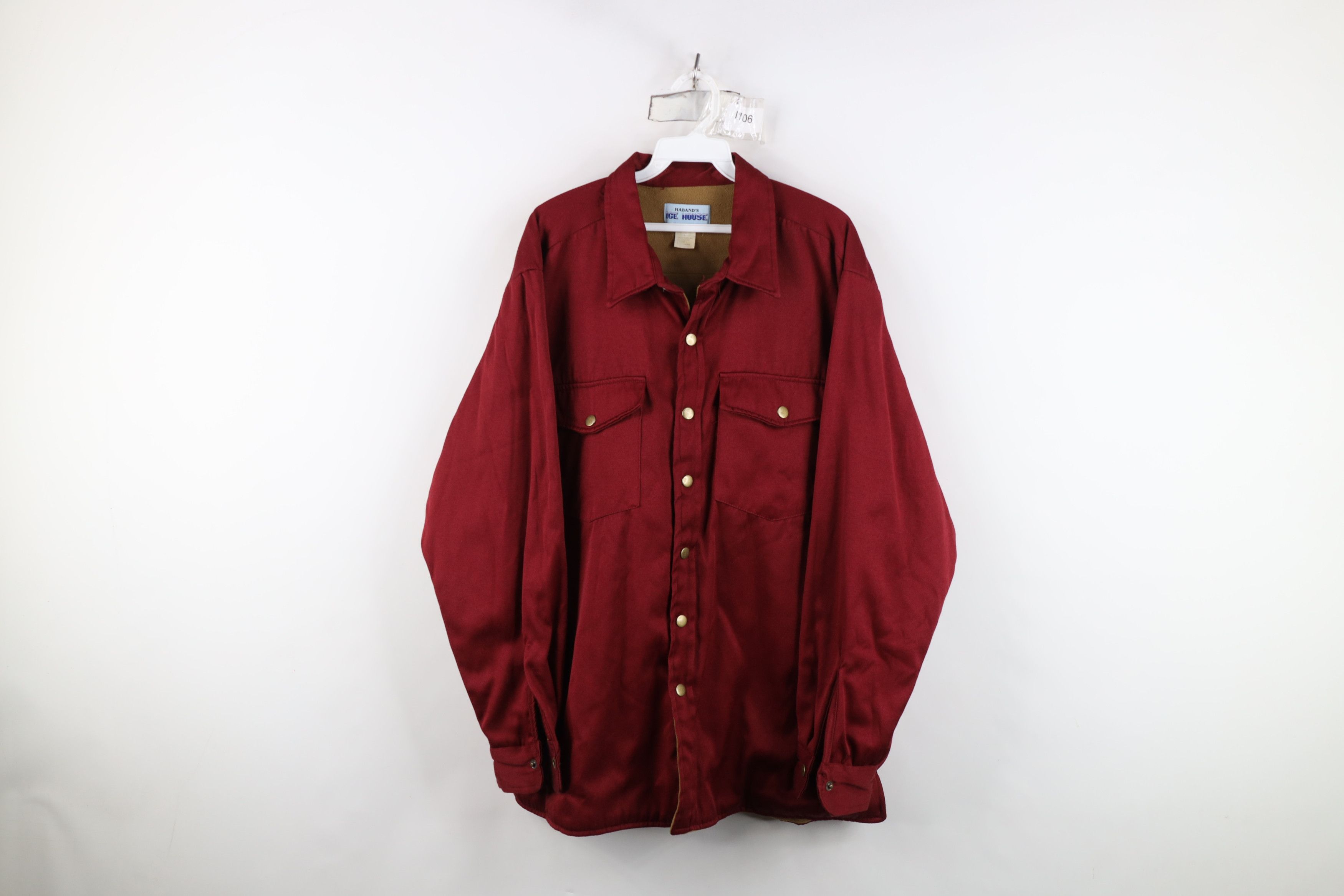 Vintage Vintage 90s Y2K Streetwear Lined Button Shirt Jacket Jac Size US L / EU 52-54 / 3 - 1 Thumbnail