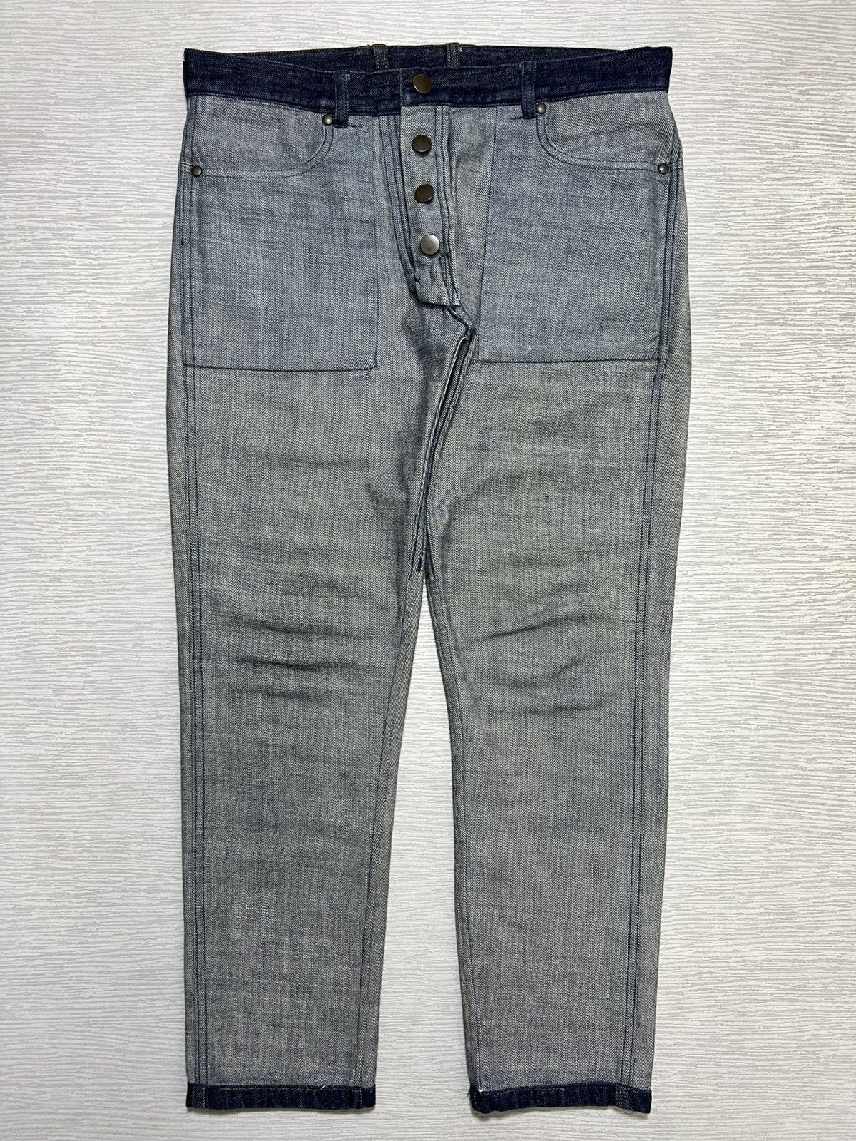 Maison Margiela Maison Margiela - A/W 13’ - Reversible Denim Jeans Size US 30 / EU 46 - 1 Thumbnail