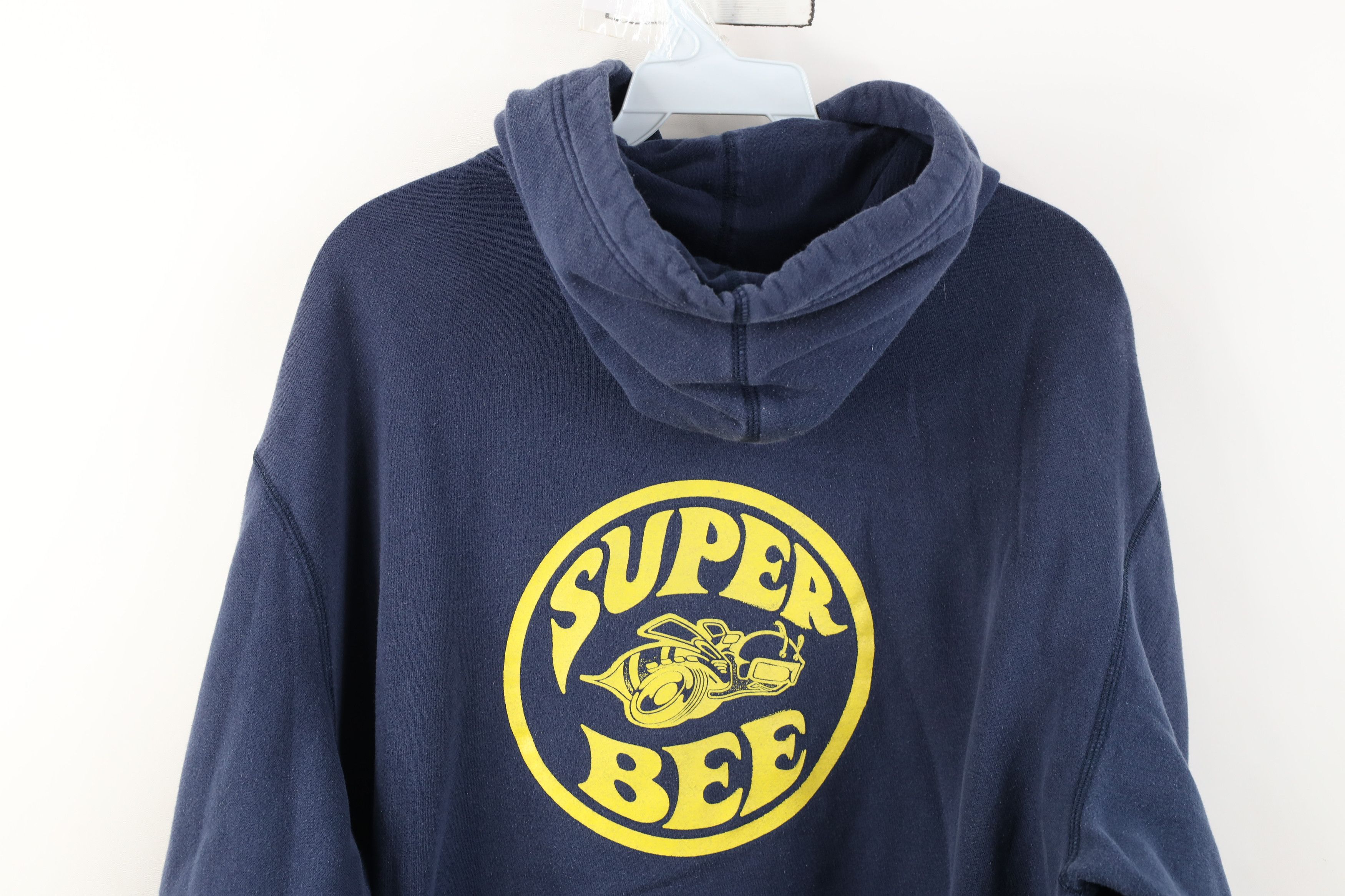 Nike Vintage Nike Super Bee Muscle Car Hoodie Sweatshirt Blue Size US XL / EU 56 / 4 - 14 Thumbnail