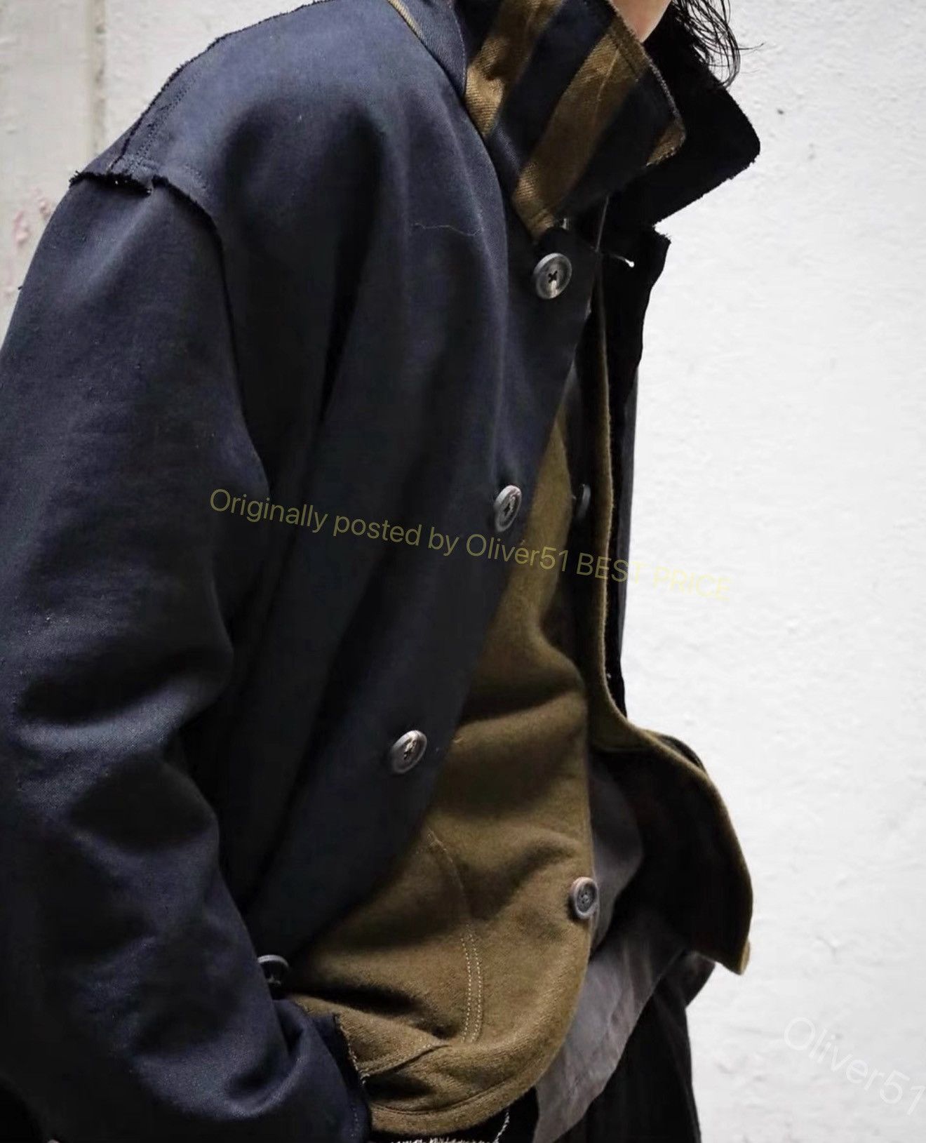 Ziggy Chen Ziggy Chen 23AW wool ochre‑yellow striped coat YYYY17/2610 Size US S / EU 44-46 / 1 - 1 Thumbnail