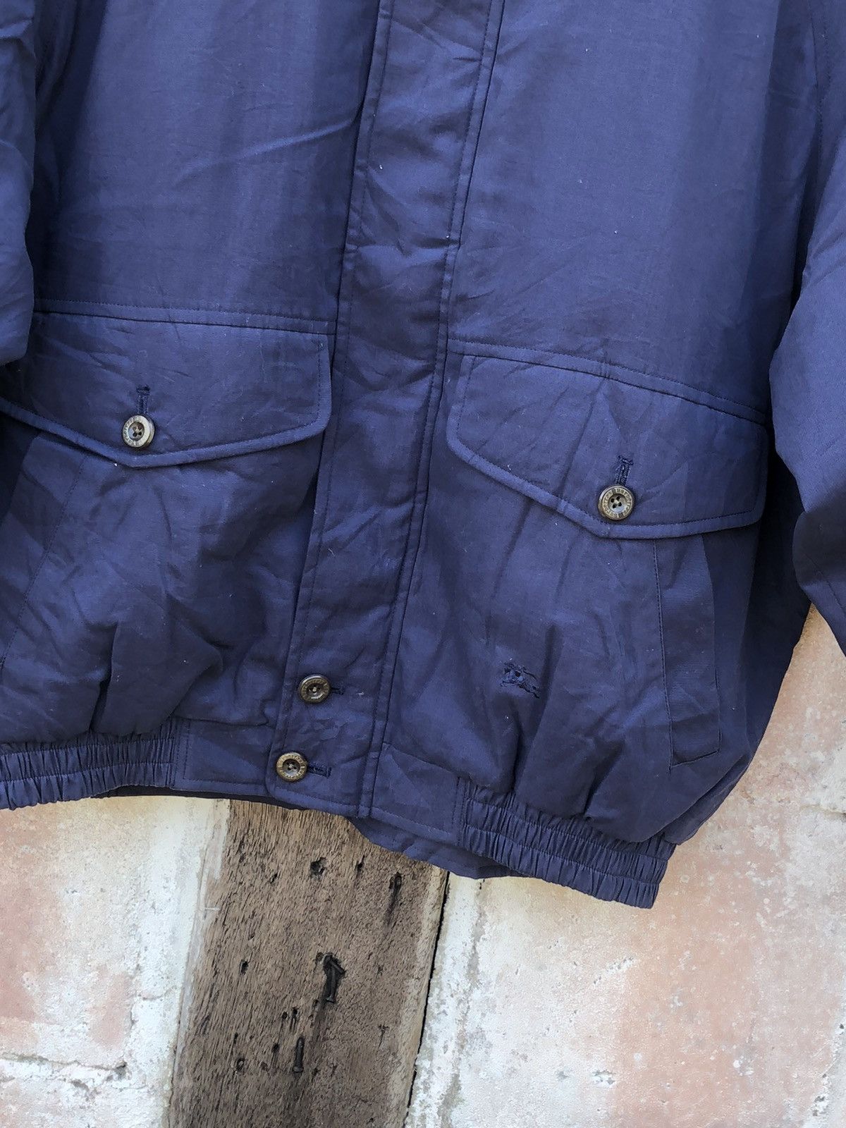 Burberry Burberry London Bomber Jacket Blue Size US M / EU 48-50 / 2 - 6 Thumbnail