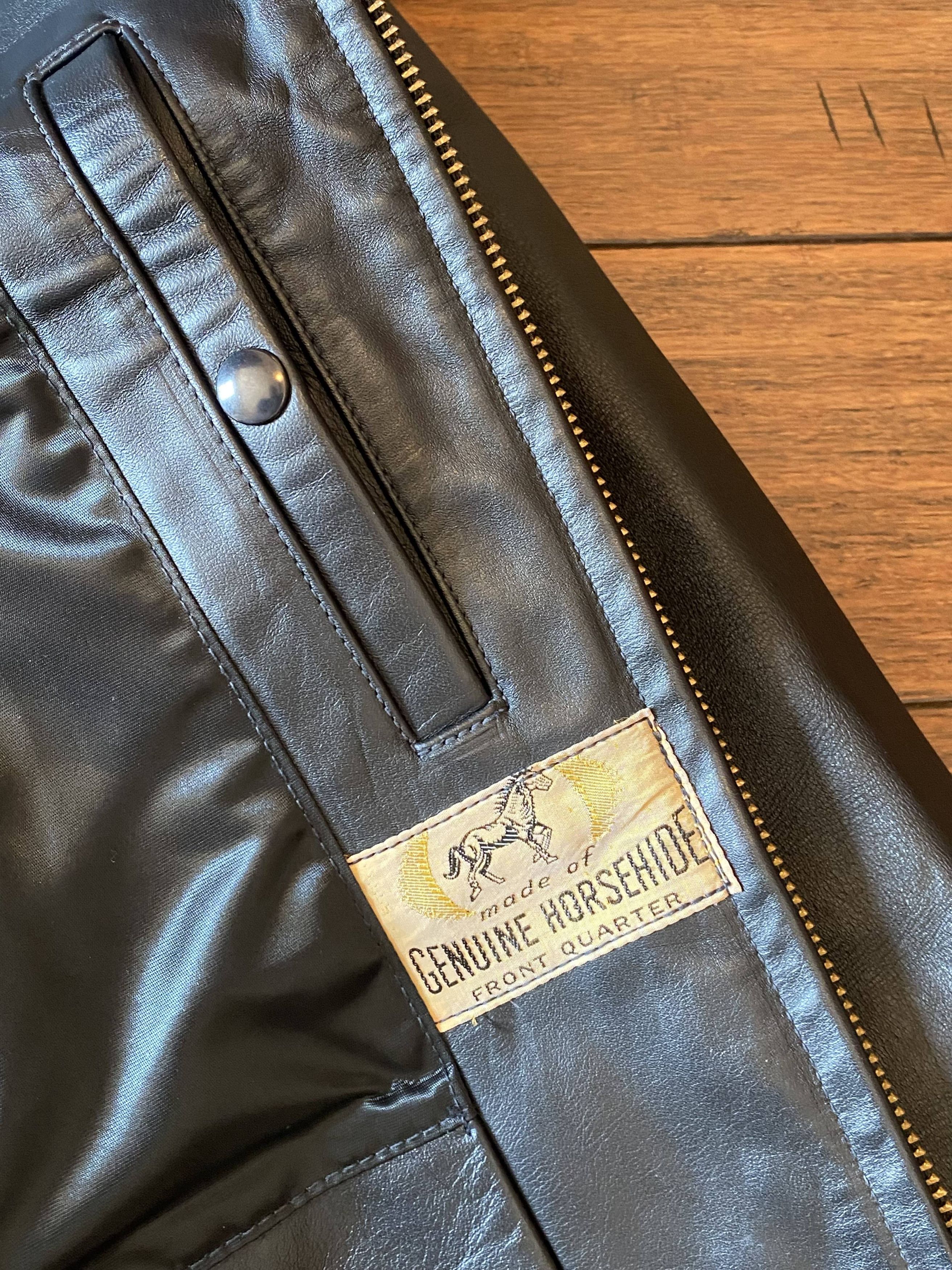 Other Lost Worlds Ryder leather jacket – Black Horsehide – Size 40 Size US M / EU 48-50 / 2 - 5 Thumbnail