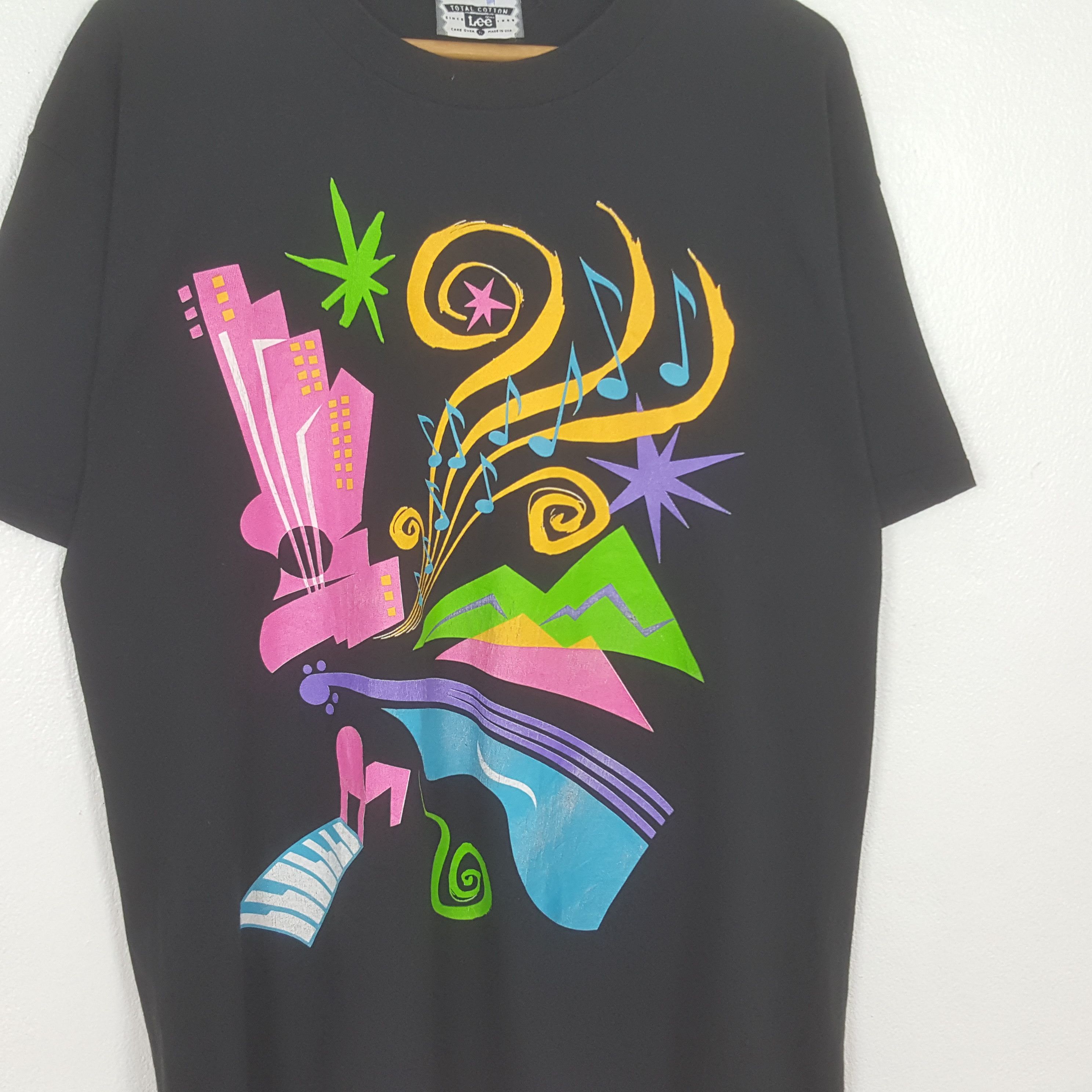 Lee Vintage Lee Graphic Tee 90's Pop Art Tshirt C319N62 Size US L / EU 52-54 / 3 - 2 Thumbnail