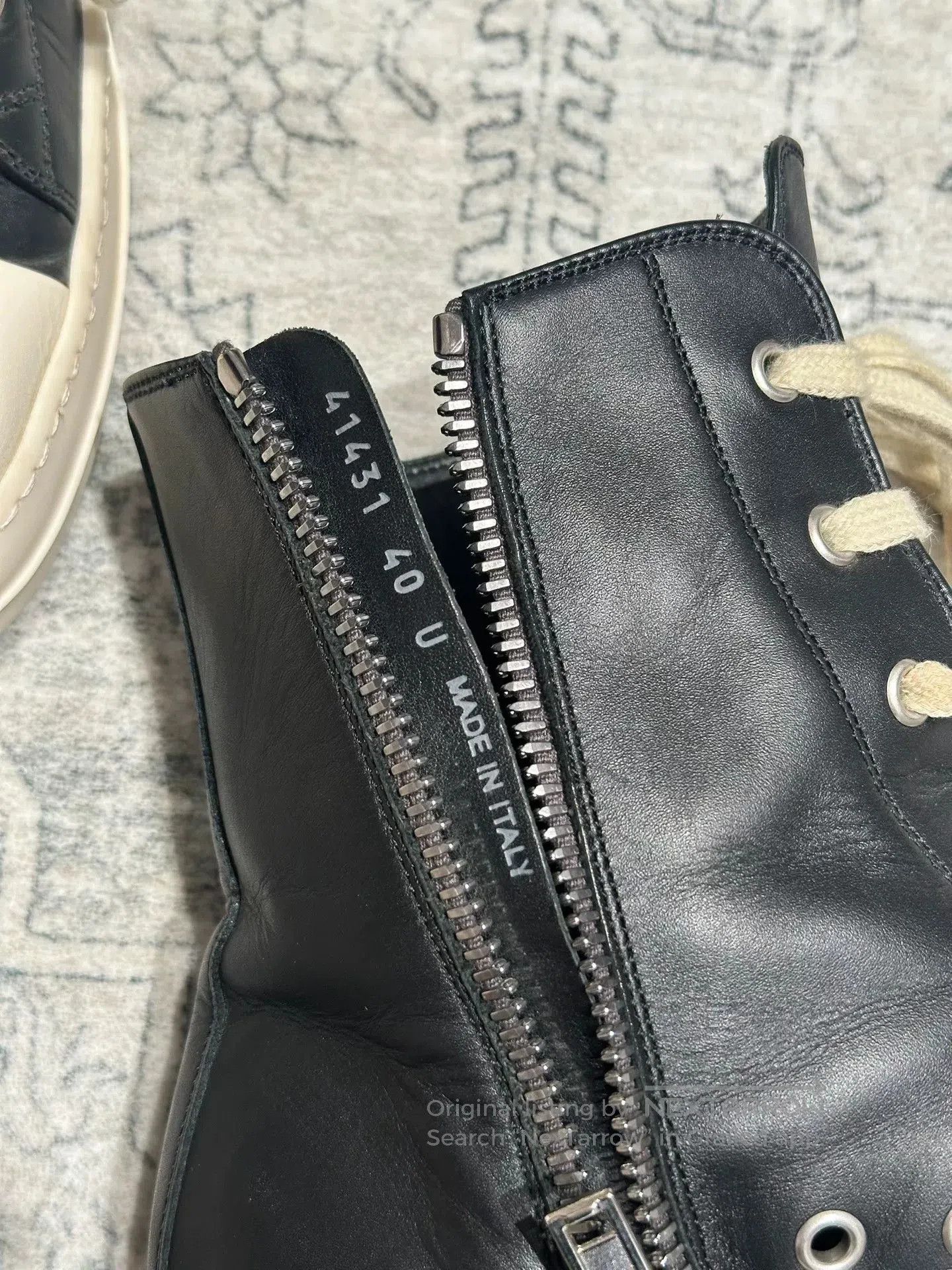 Rick Owens Rick Owens x Converse Leather High-Top. Size US 7 / EU 40 - 7 Thumbnail