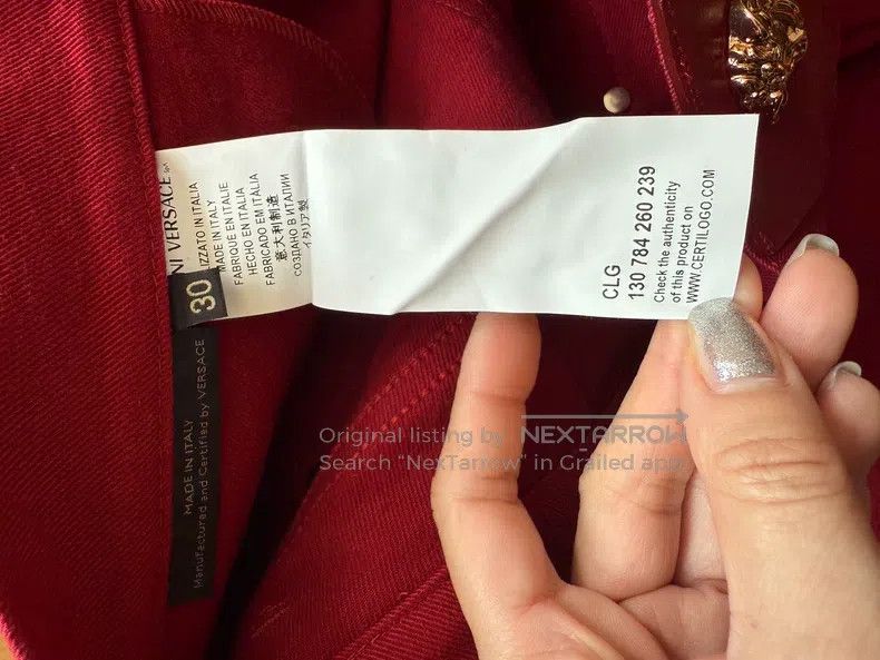 Versace Versace Red jeans Size US 30 / EU 46 - 9 Thumbnail