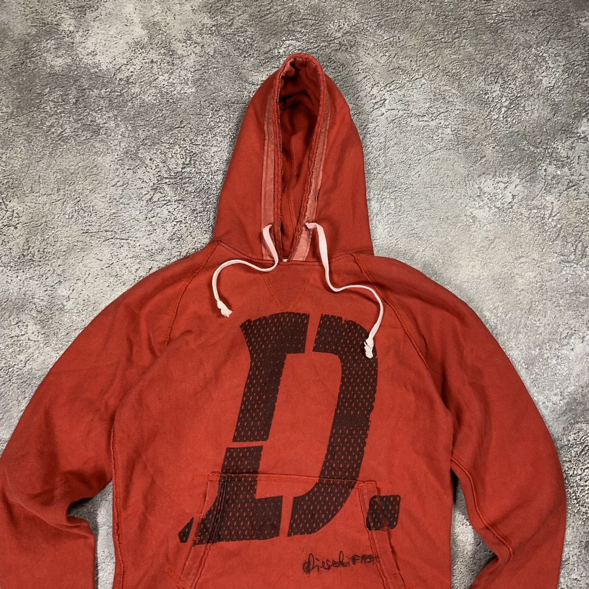 Vintage Vintage Y2K Diesel Big D Logo Hoodie Streetwear Grunge S Size US S / EU 44-46 / 1 - 5 Thumbnail
