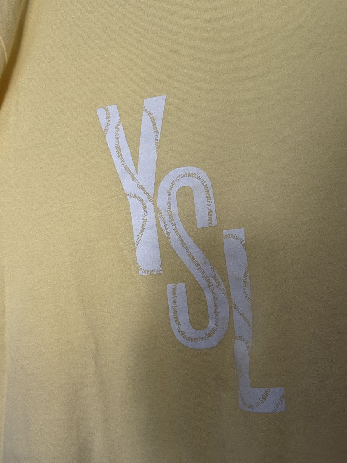 Yves Saint Laurent YSL Large Logo Tee Size US XXL / EU 58 / 5 - 2 Thumbnail