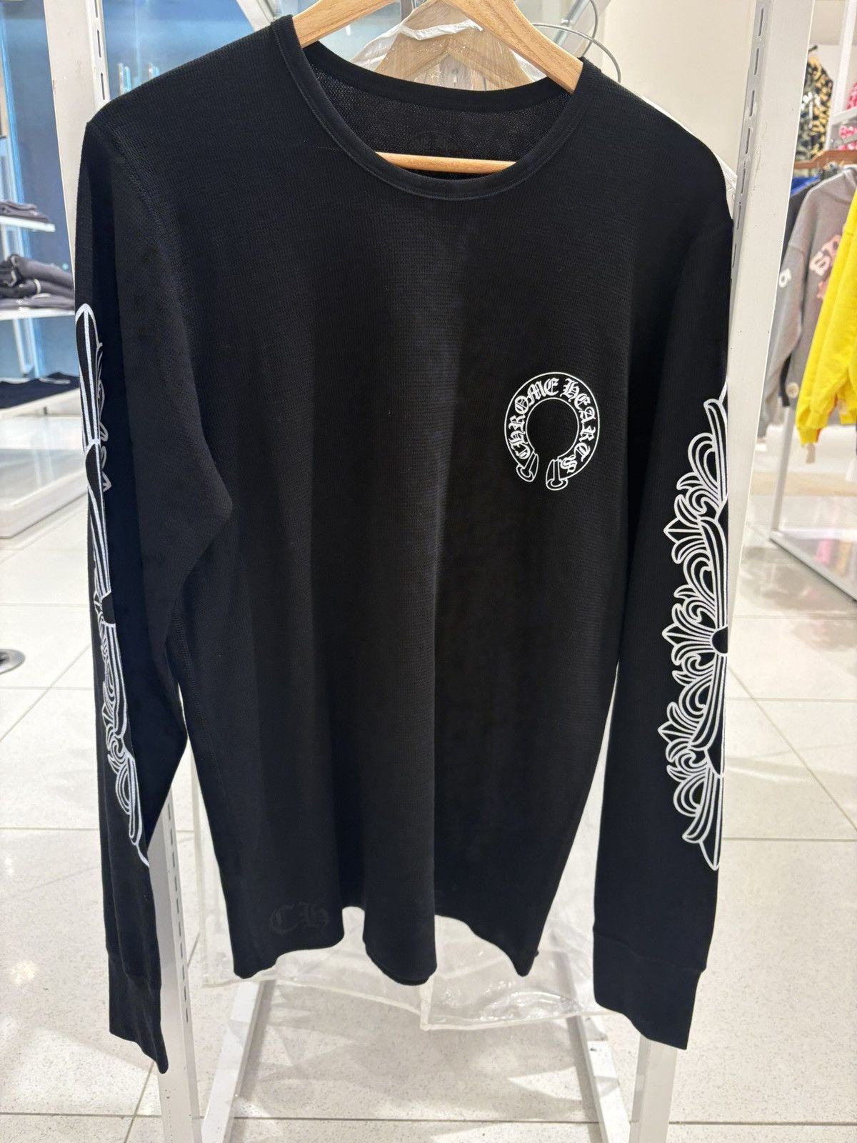 Chrome Hearts Chrome Hearts Horseshoe Thermal Longsleeve Black Size US XL / EU 56 / 4 - 1 Thumbnail