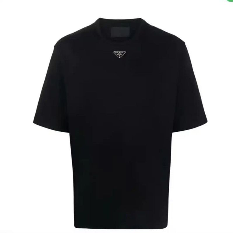 Prada Prada Black Logo Short Sleeve T-Shirt Size US L / EU 52-54 / 3 - 1 Thumbnail