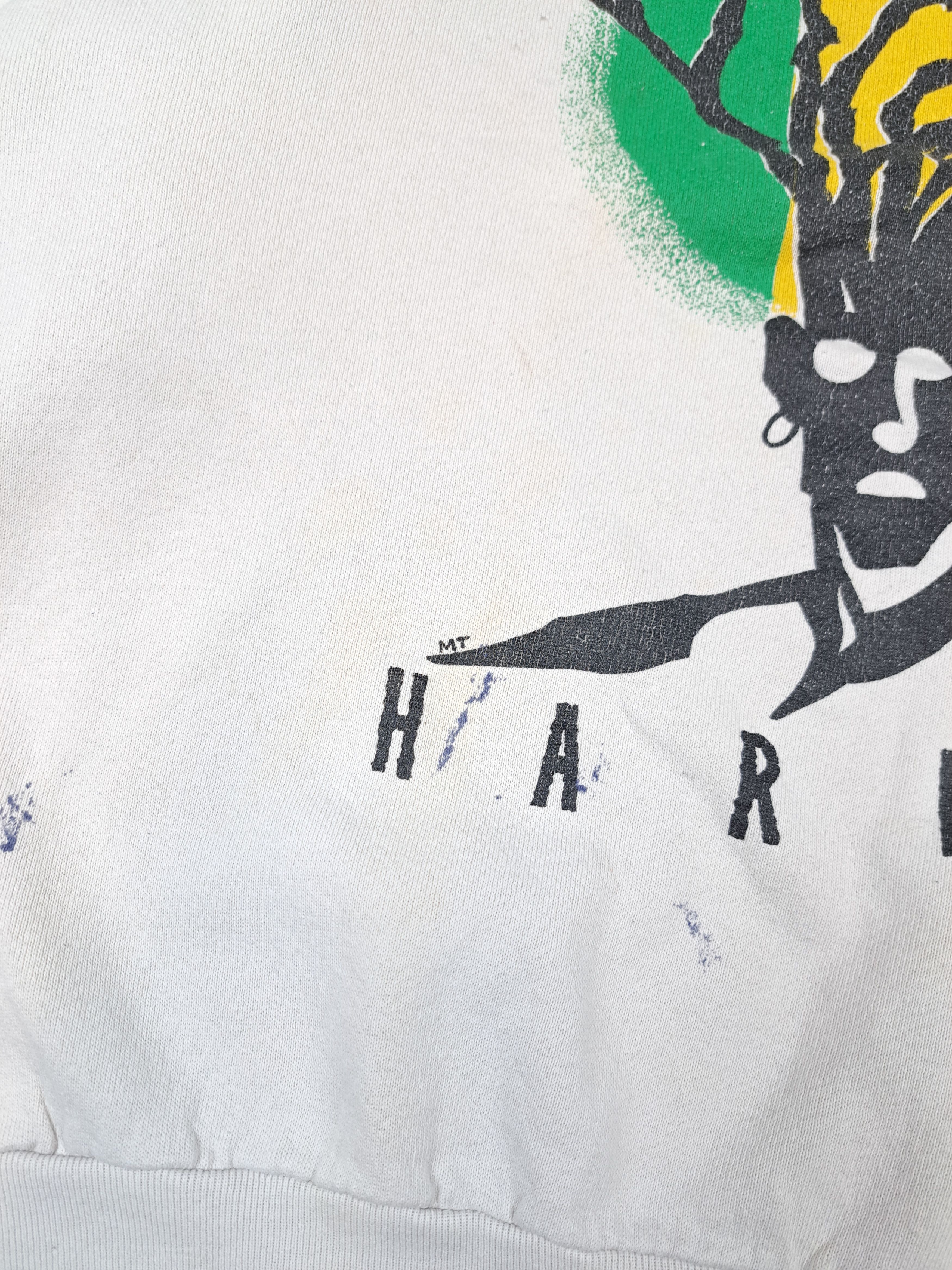 Rap Tees Vintage 1993 Harlem Sweatshirt Baggy Hip Hop Tribe Size US XL / EU 56 / 4 - 4 Thumbnail