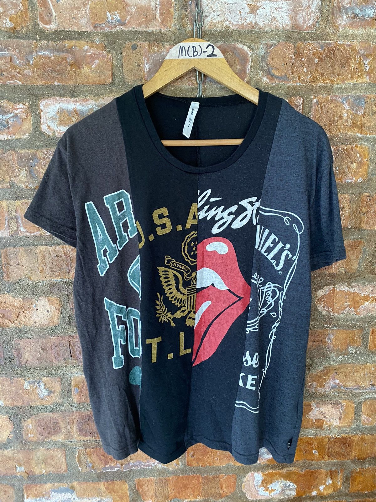Japanese Brand 2000s Glamb 7 Cut Rebuild rolling stone Jack D Number nine Size US M / EU 48-50 / 2 - 2 Thumbnail