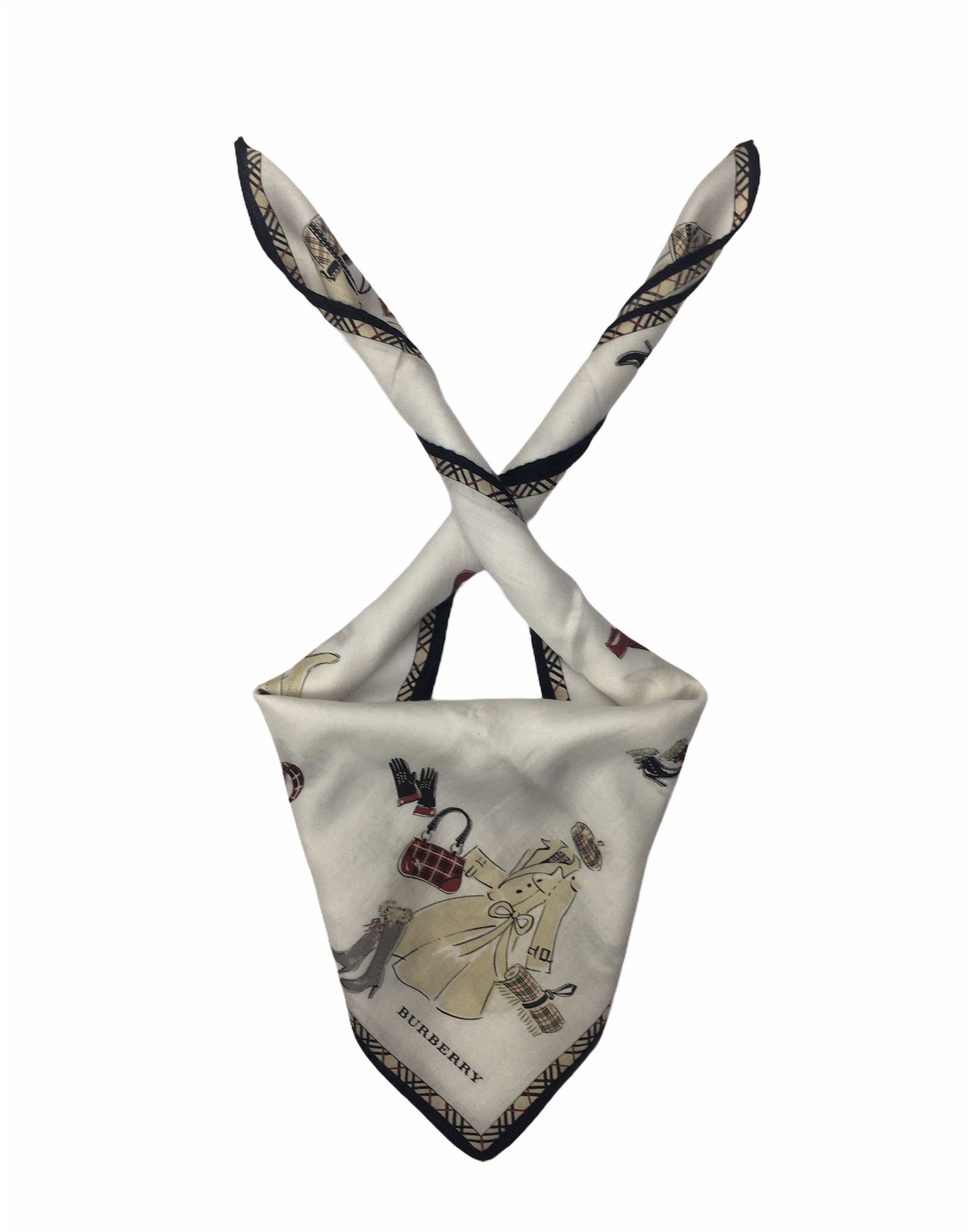 Burberry Burberrys Handkerchief / Bandana / Neckerchief - HKC0012 Size ONE SIZE - 2 Thumbnail