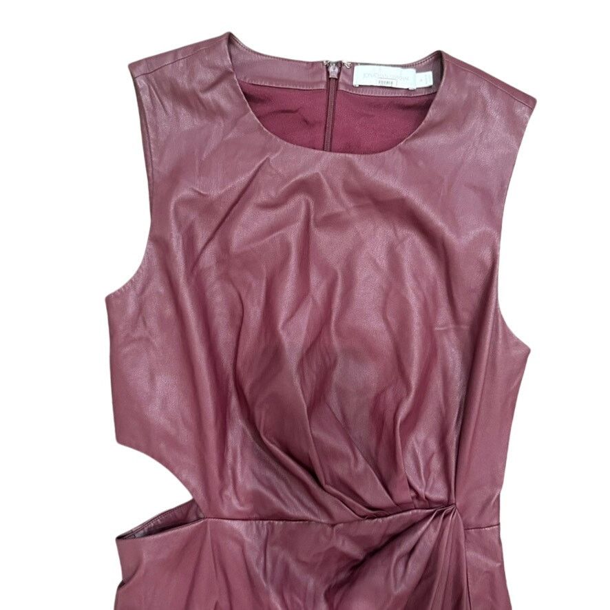 Jonathan Simkhai Jonathan Simkhai Toni Faux Leather Midi Dress Red, Size US 6 Size M / US 6-8 / IT 42-44 - 5 Thumbnail