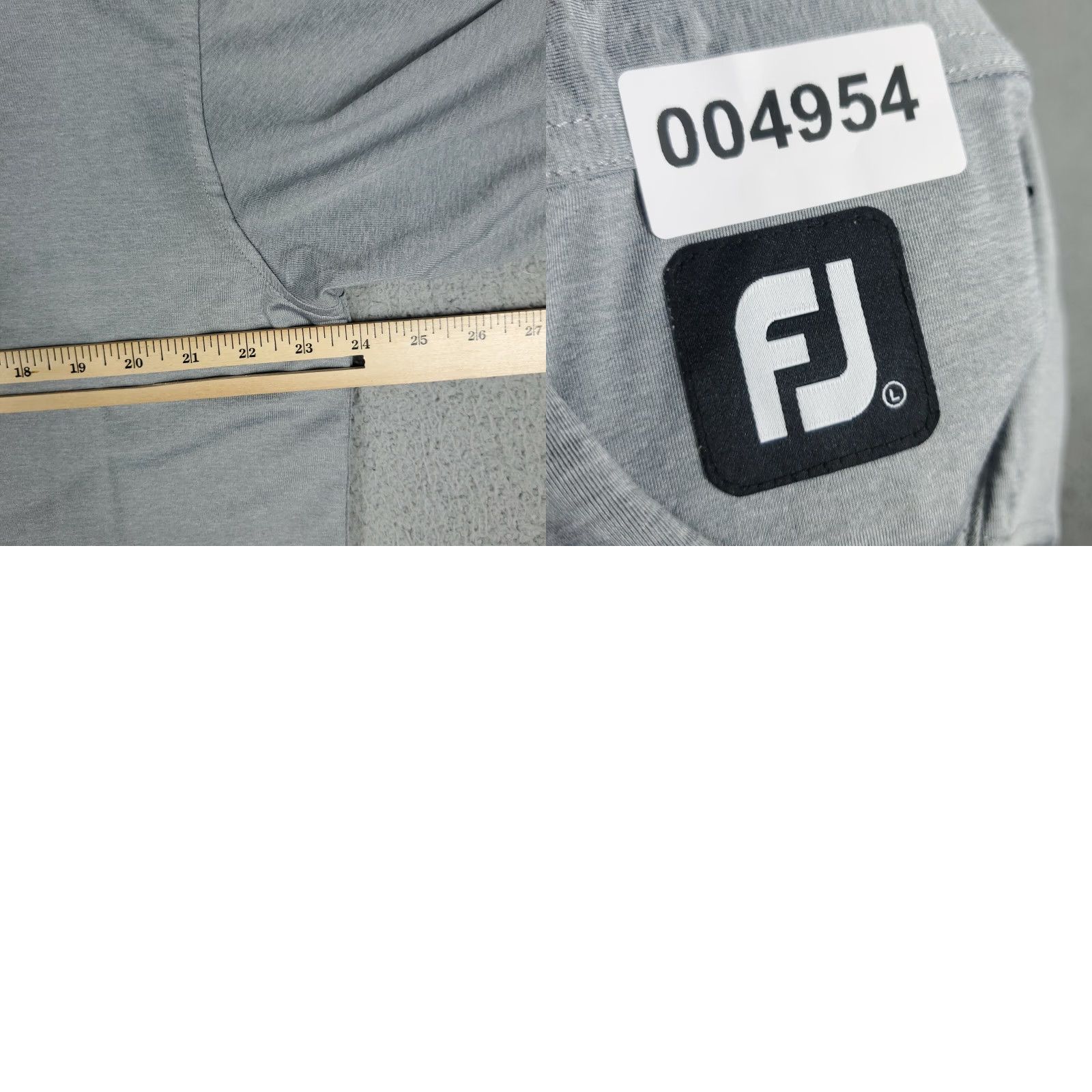 Footjoy FootJoy FJ Golf Polo Shirt Gray Solid Short Sleeve Mens Large Size L Shirt Polo Short Sleeve Gray FootJoy FJ Golf Polo Shirt Mens Large Size US L / EU 52-54 / 3 - 8 Thumbnail