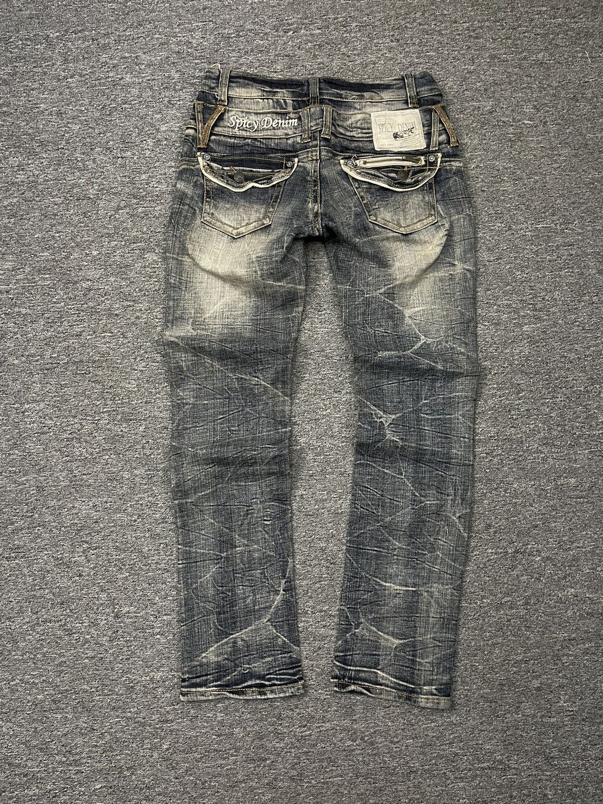 If Six Was Nine × Le Grande Bleu (L.G.B.) × PPFM Vintage Spicy Denim Double Waist Jeans Size US 30 / EU 46 - 2 Thumbnail
