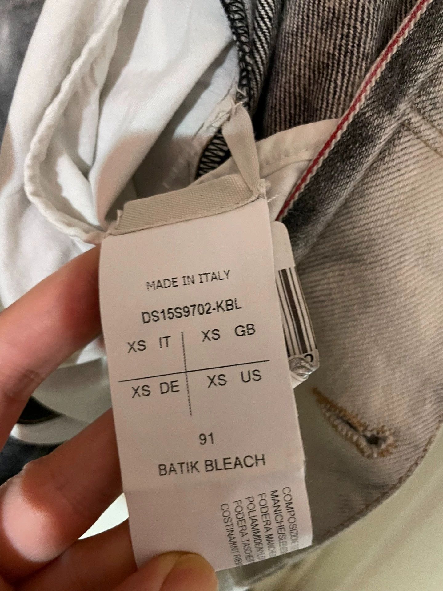 Rick Owens RO XS Skinny Denim & Leather Sleeve Jacket (Black Gray Wash) Size US XS / EU 42 / 0 - 6 Thumbnail