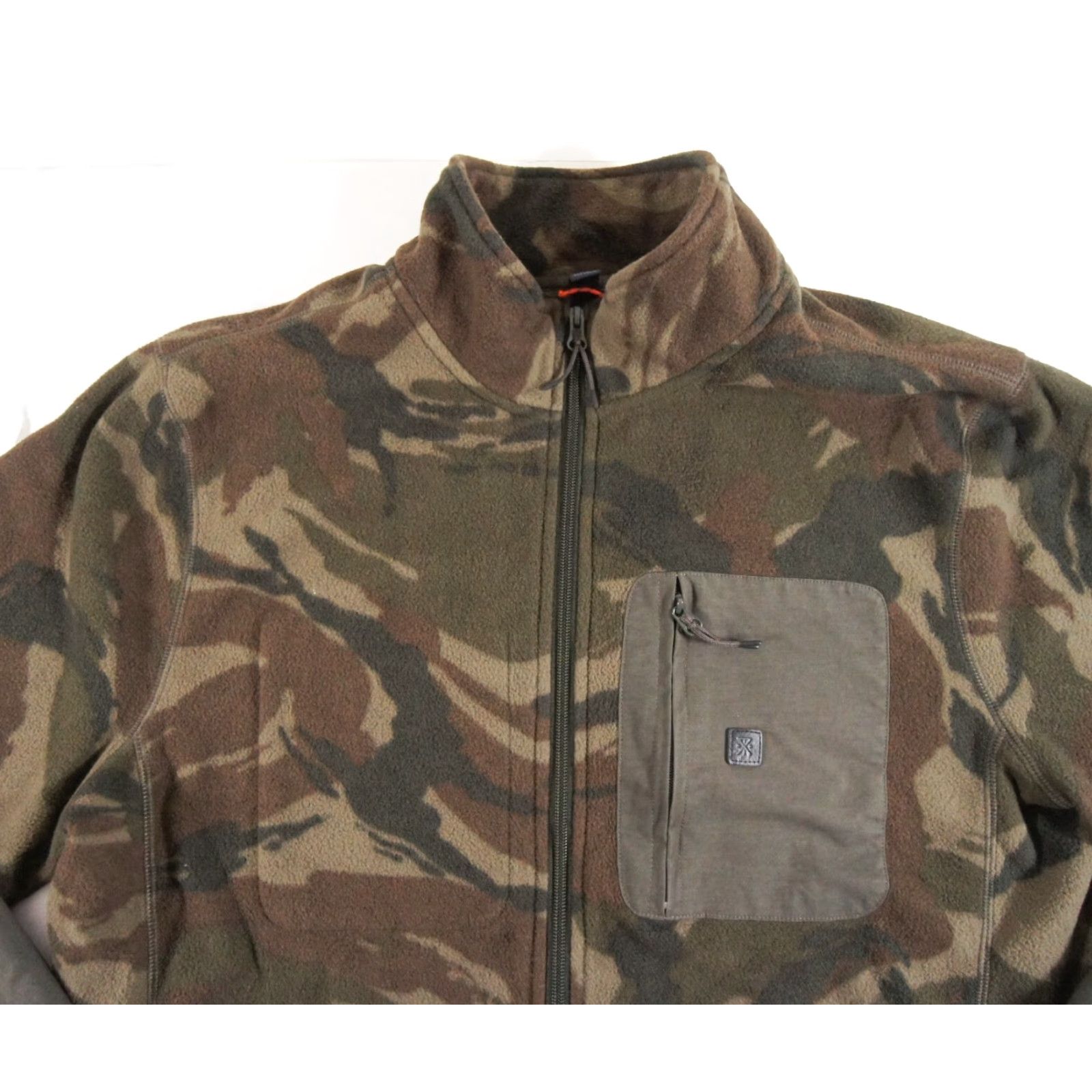 Roark Roark Mens XL Camouflage Fleece Jacket Full Zip Outdoor Casual Adult Size US XL / EU 56 / 4 - 2 Thumbnail