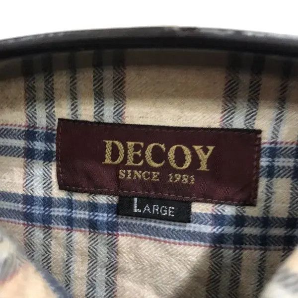 Vintage Vintage Decoy Plaid Tartan Flannel Shirt 👕 Size US M / EU 48-50 / 2 - 3 Thumbnail