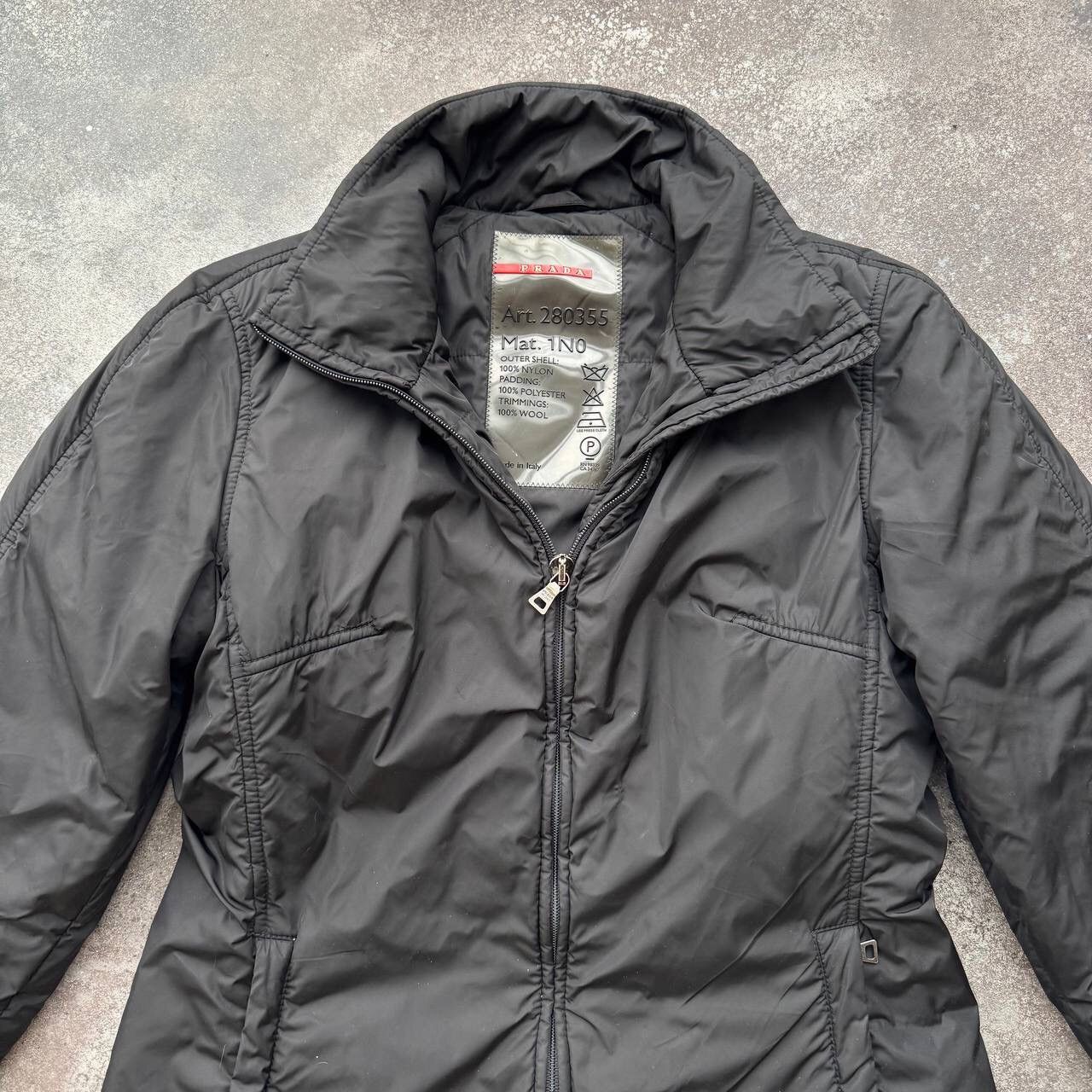 Prada Prada Red Tab Logo Vintage Zip Jacket Size M / US 6-8 / IT 42-44 - 2 Thumbnail