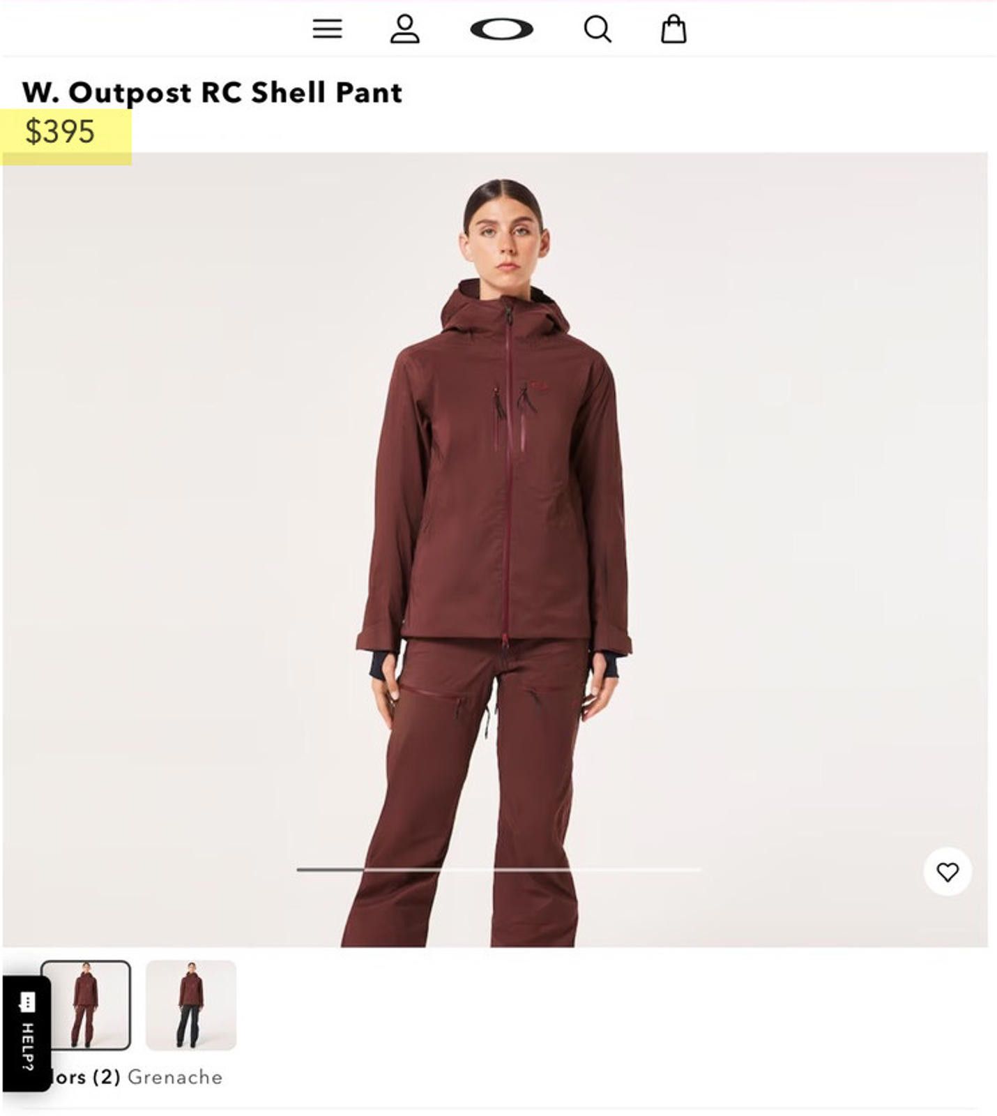 Oakley NWOT $395 Oakley Womens Outpost RC Shell Pant Snow Ski Small Size ONE SIZE - 2 Thumbnail