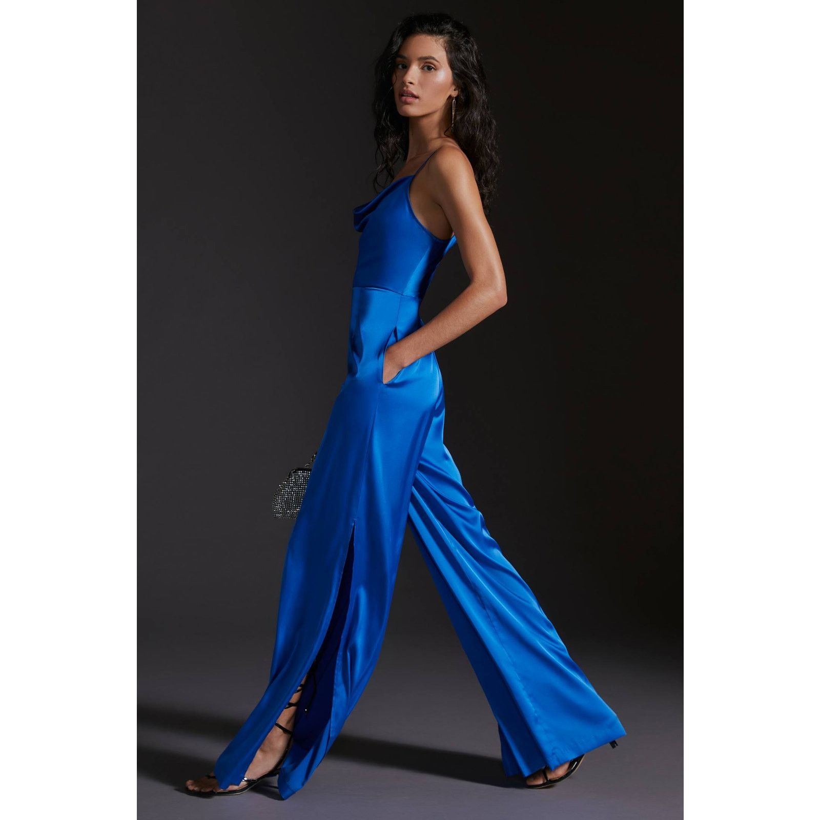 Anthropologie New Anthropologie Hutch Cowl Neck Jumpsuit $188 SIZE 4 Size 27" / US 4 / IT 40 - 3 Thumbnail