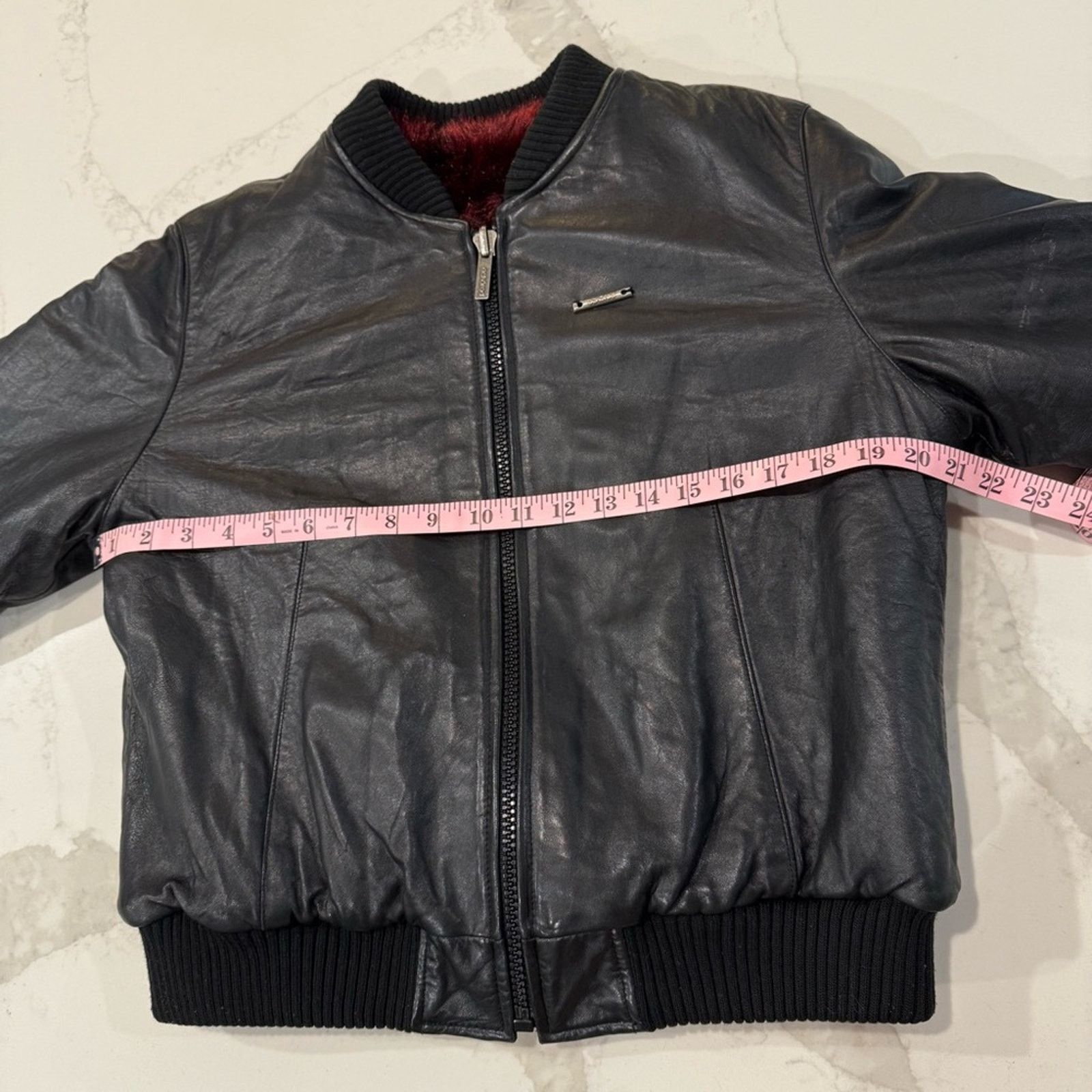 Ecko Unltd. Vintage Y2K Ecko Unltd. Reversible Leather Jacket Womens L Size L / US 10 / IT 46 - 15 Thumbnail