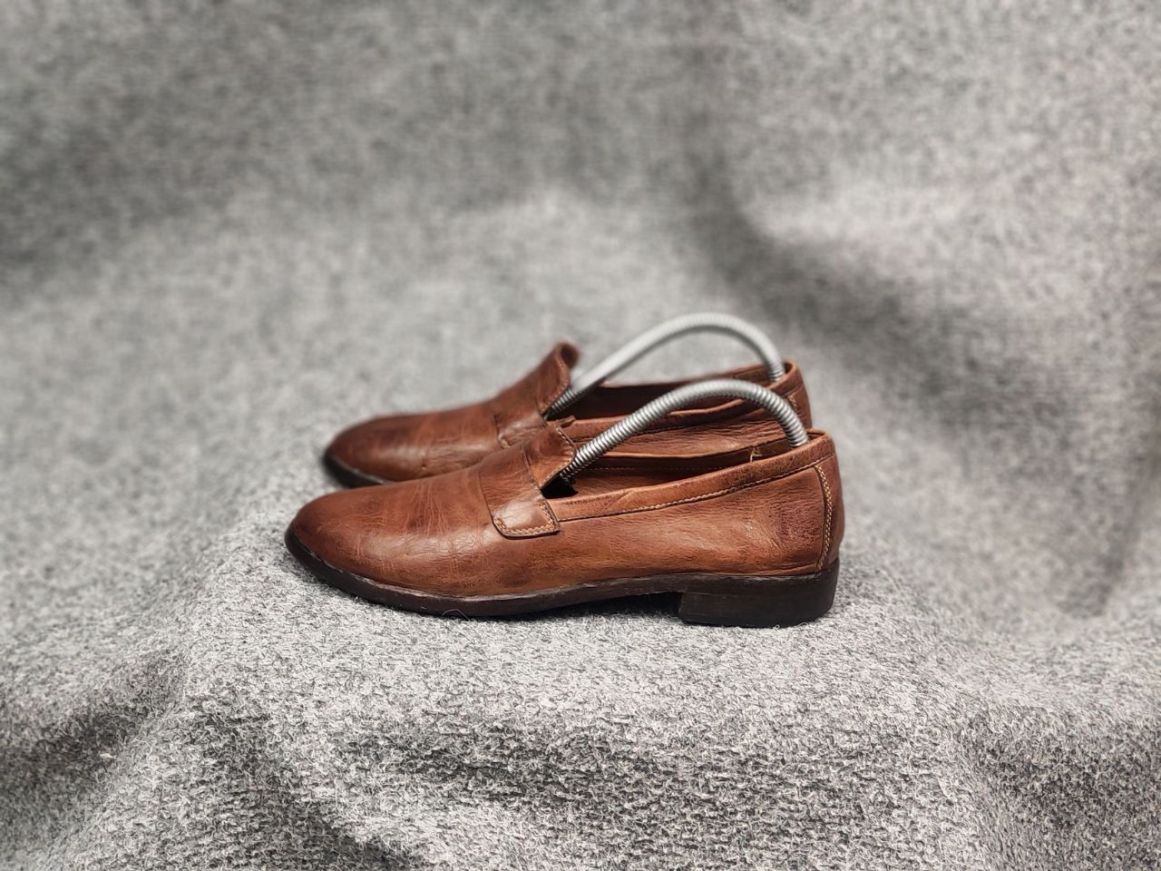 Vintage Gidigio Premium Design Classic brown Leather Loafers Shoes Size US 8.5 / IT 38.5 - 9 Thumbnail