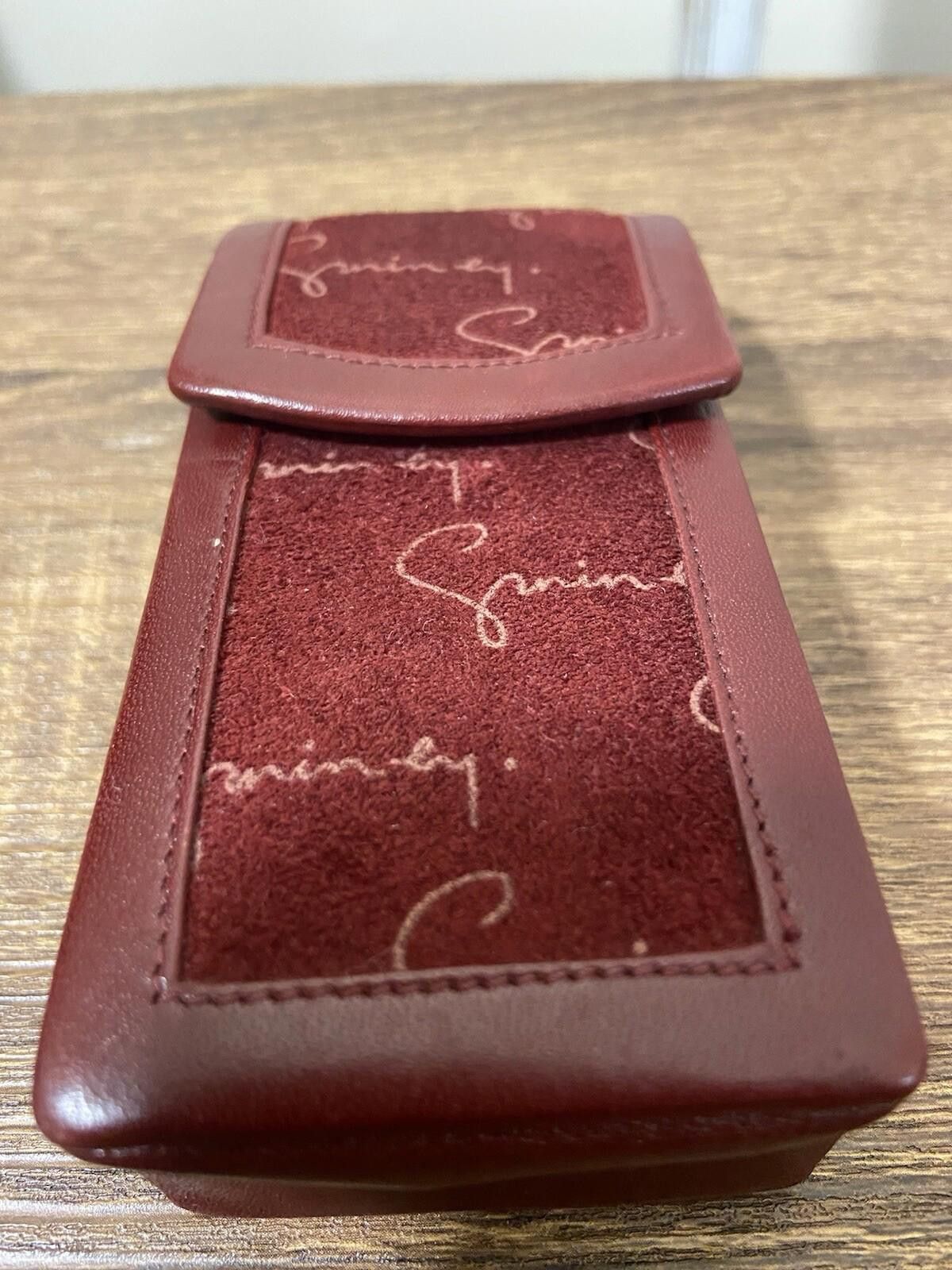 Givenchy Givenchy vintage red leather suede cigarette case small bag Size ONE SIZE - 3 Thumbnail